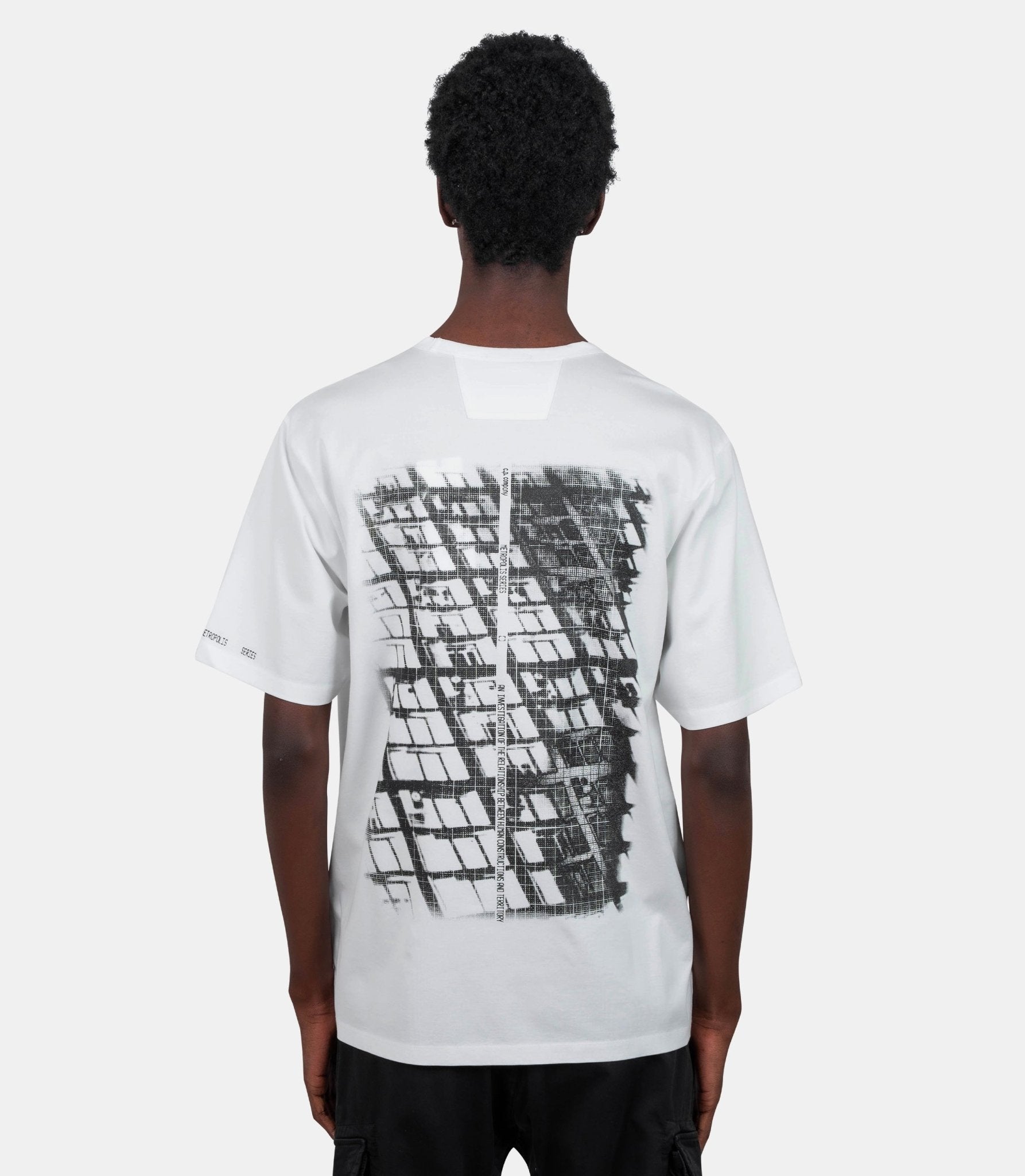 T-shirt grand logo - 20CLTS058A-006370W-103-XS - C.p. company metropolis series