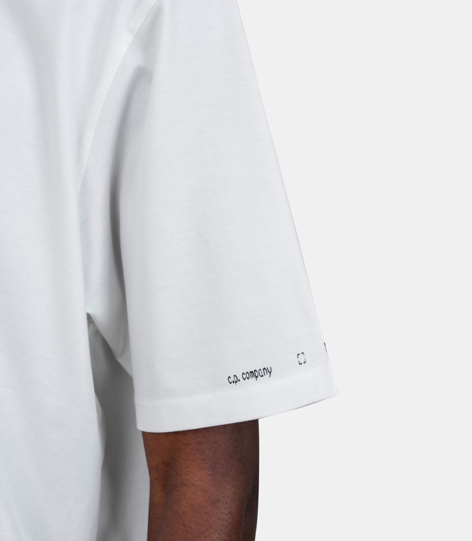 T-shirt grand logo - 20CLTS058A-006370W-103-XS - C.p. company metropolis series