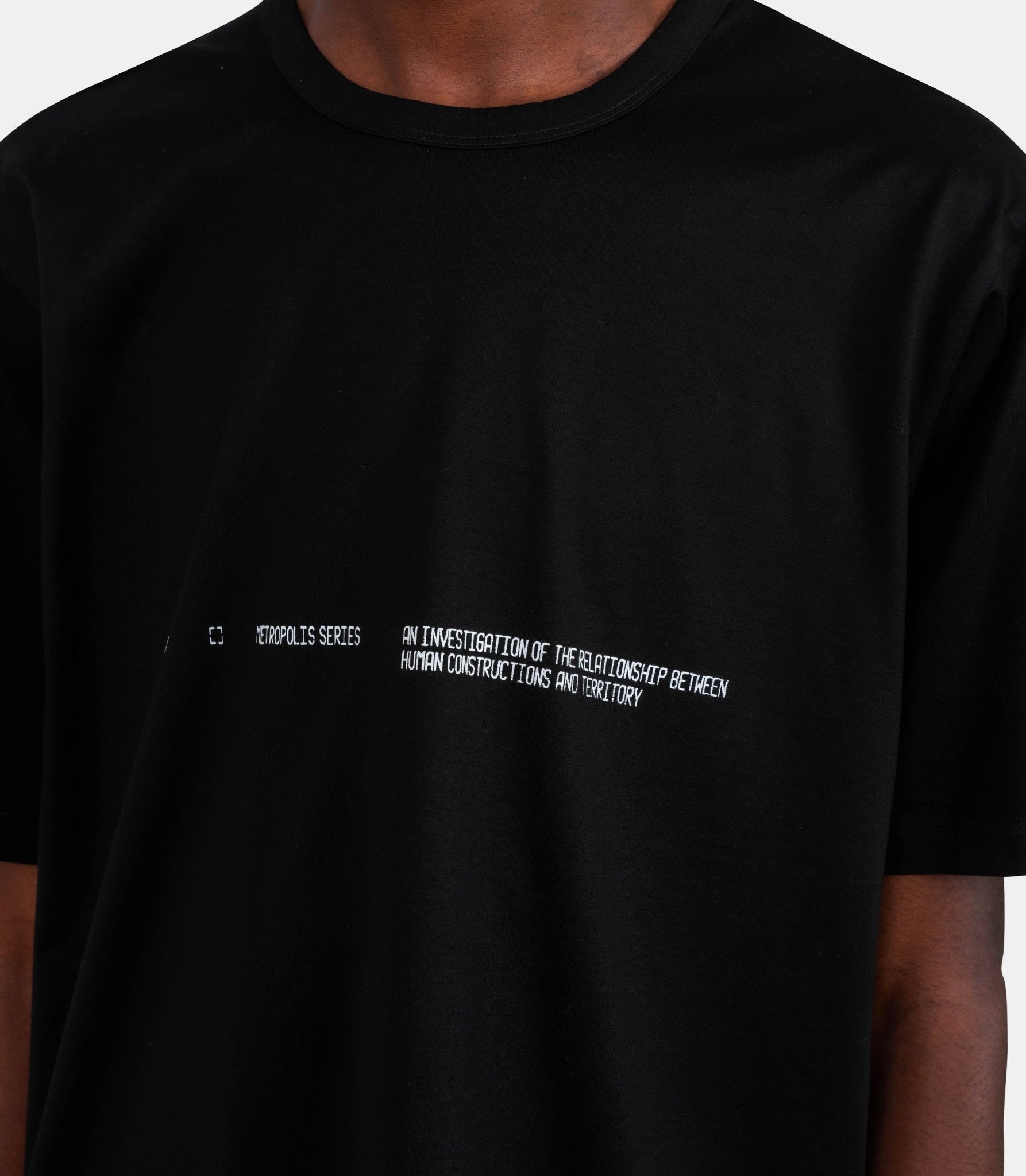 T-shirt grand logo - 20CLTS058A-006370W-999-XS - C.p. company metropolis series