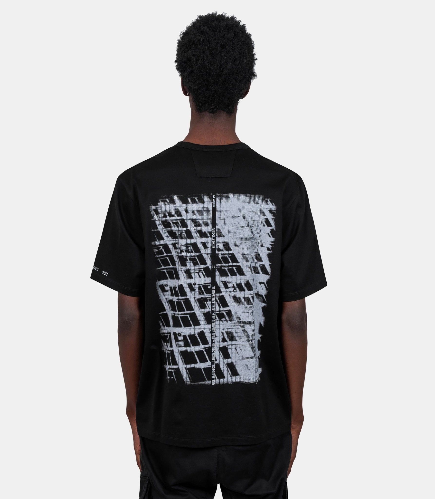 T-shirt grand logo - 20CLTS058A-006370W-999-XS - C.p. company metropolis series