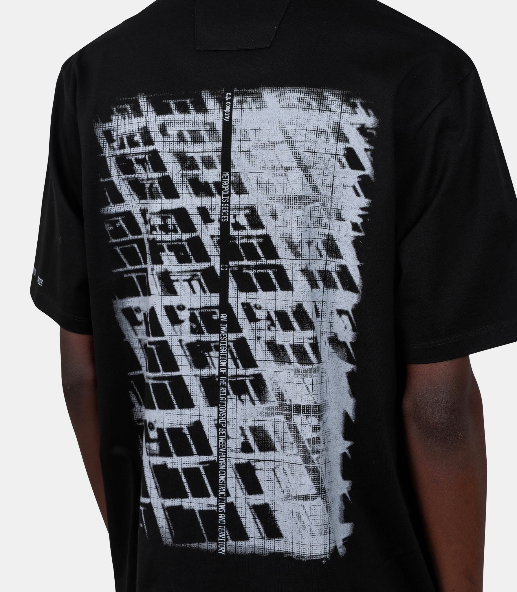 T-shirt grand logo - 20CLTS058A-006370W-999-XS - C.p. company metropolis series