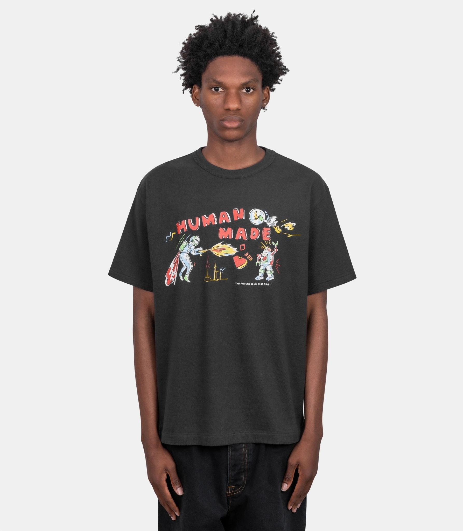 T-shirt graphic-HM31TE023BK-M-Human made