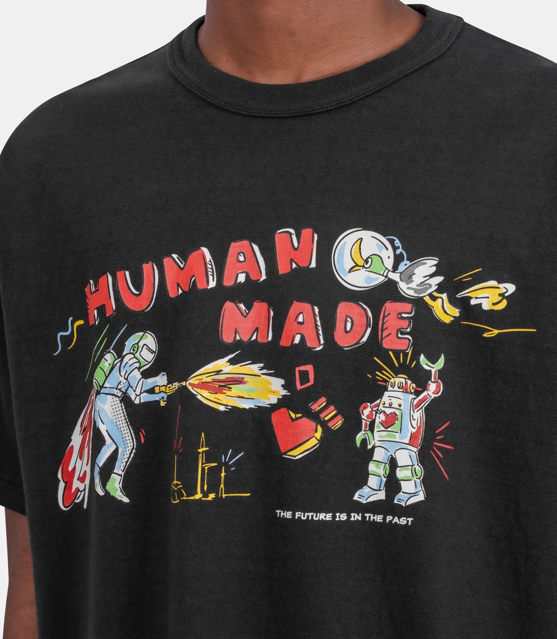 T-shirt graphic-HM31TE023BK-M-Human made