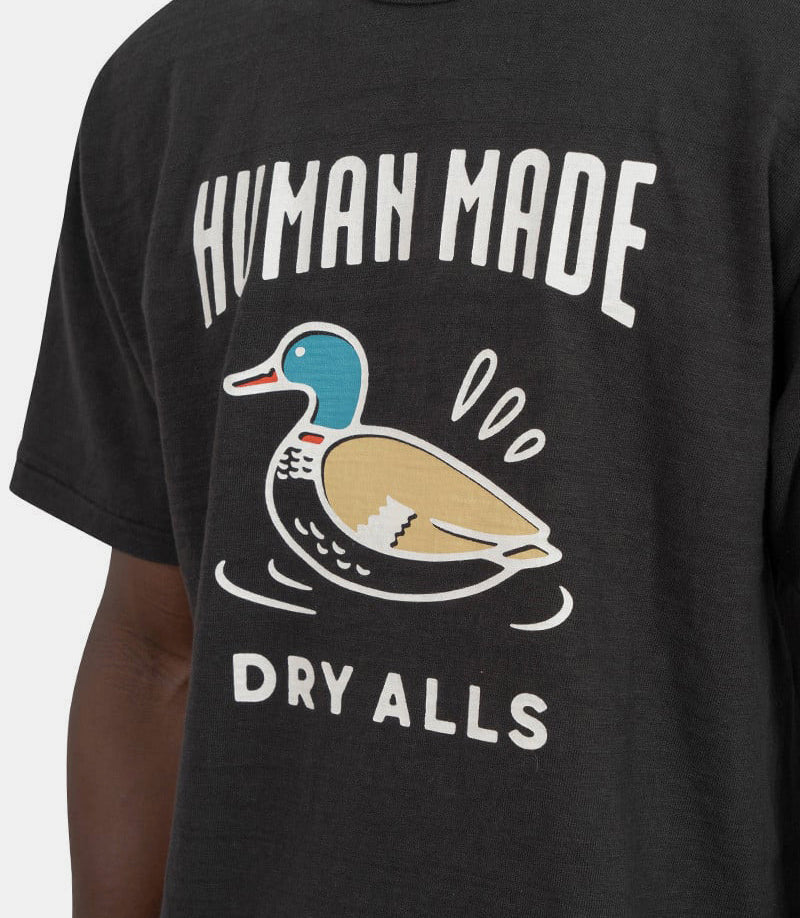 T-shirt graphic noir - hm28te011 - black - fw24 - m - Human made