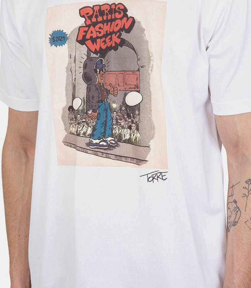 T-shirt graphique avantWM - T016 - 051 - SS24 - MJunya watanabe