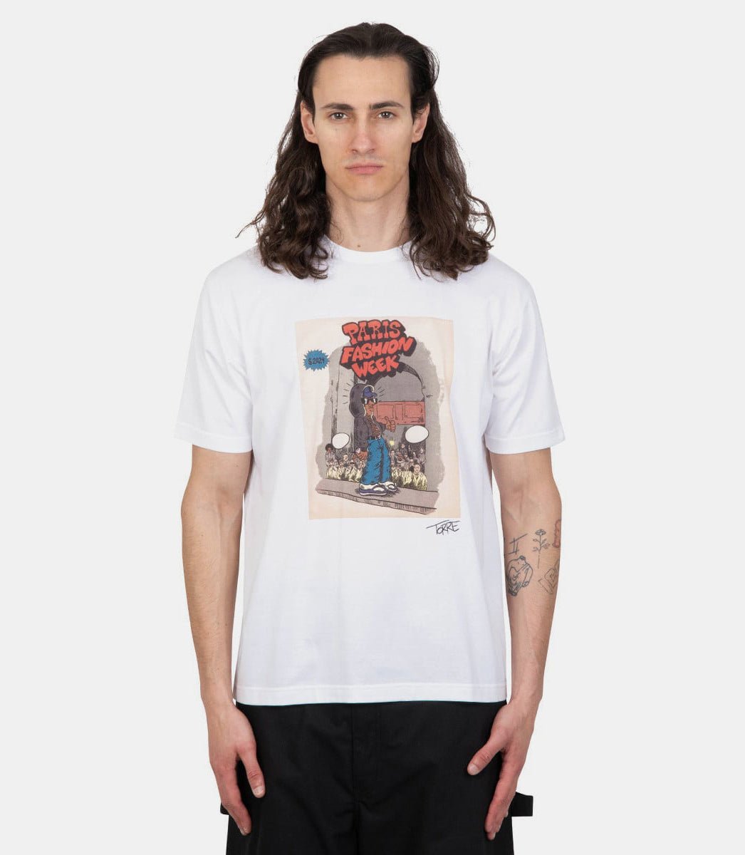 T-shirt graphique avantWM - T016 - 051 - SS24 - MJunya watanabe