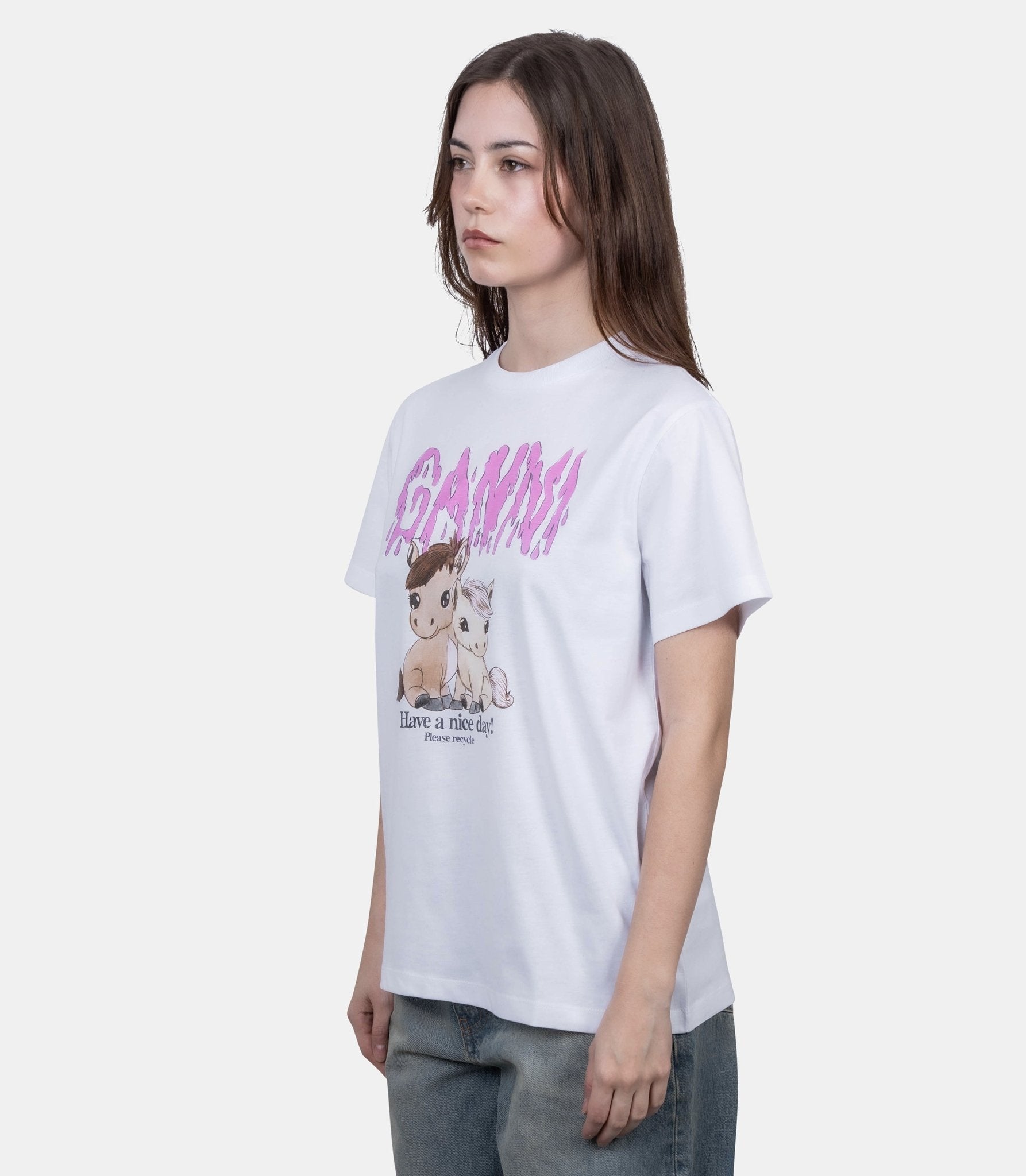 T-shirt graphique - A1050048-151-XS - Ganni