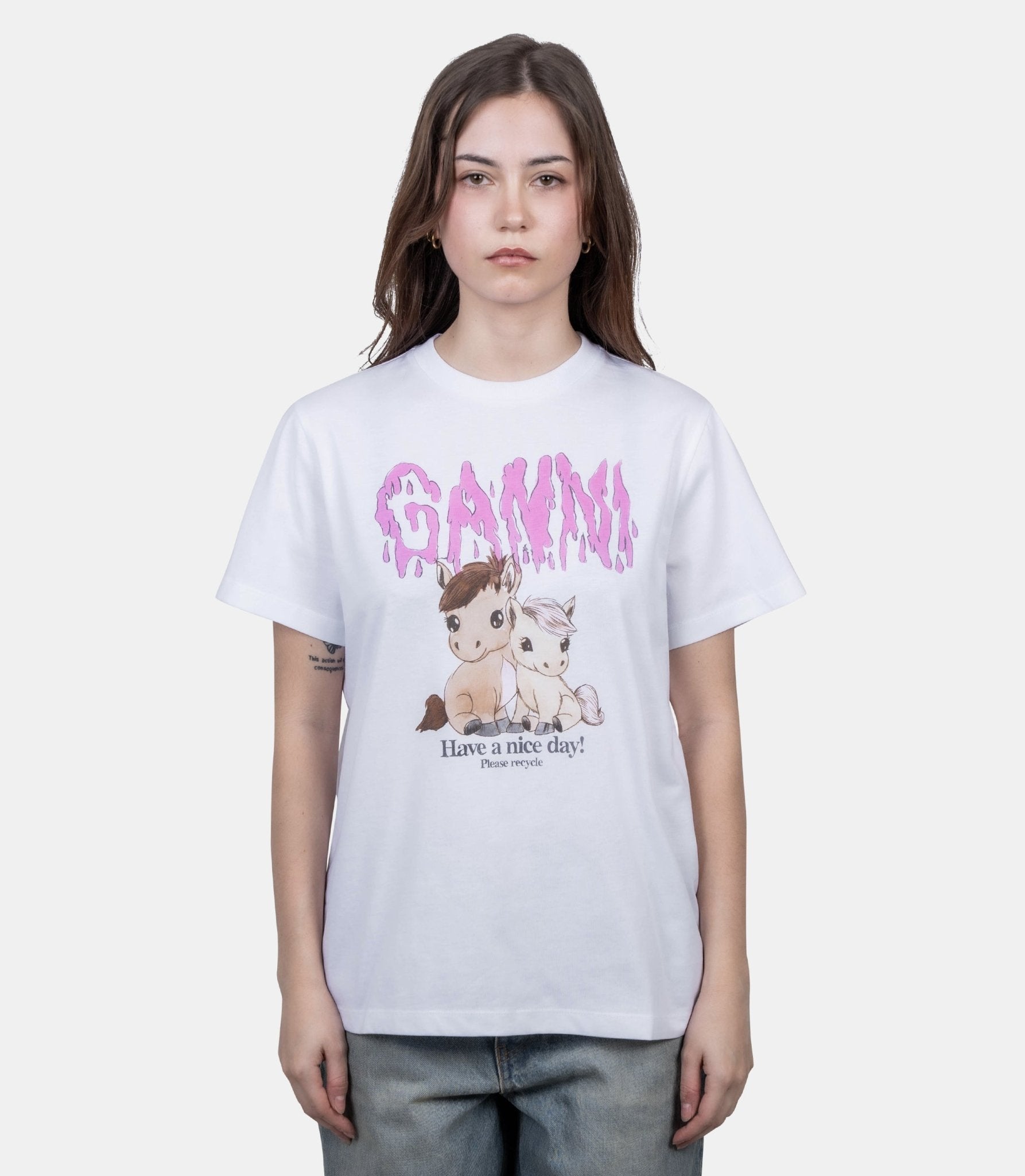 T-shirt graphique - A1050048-151-XS - Ganni