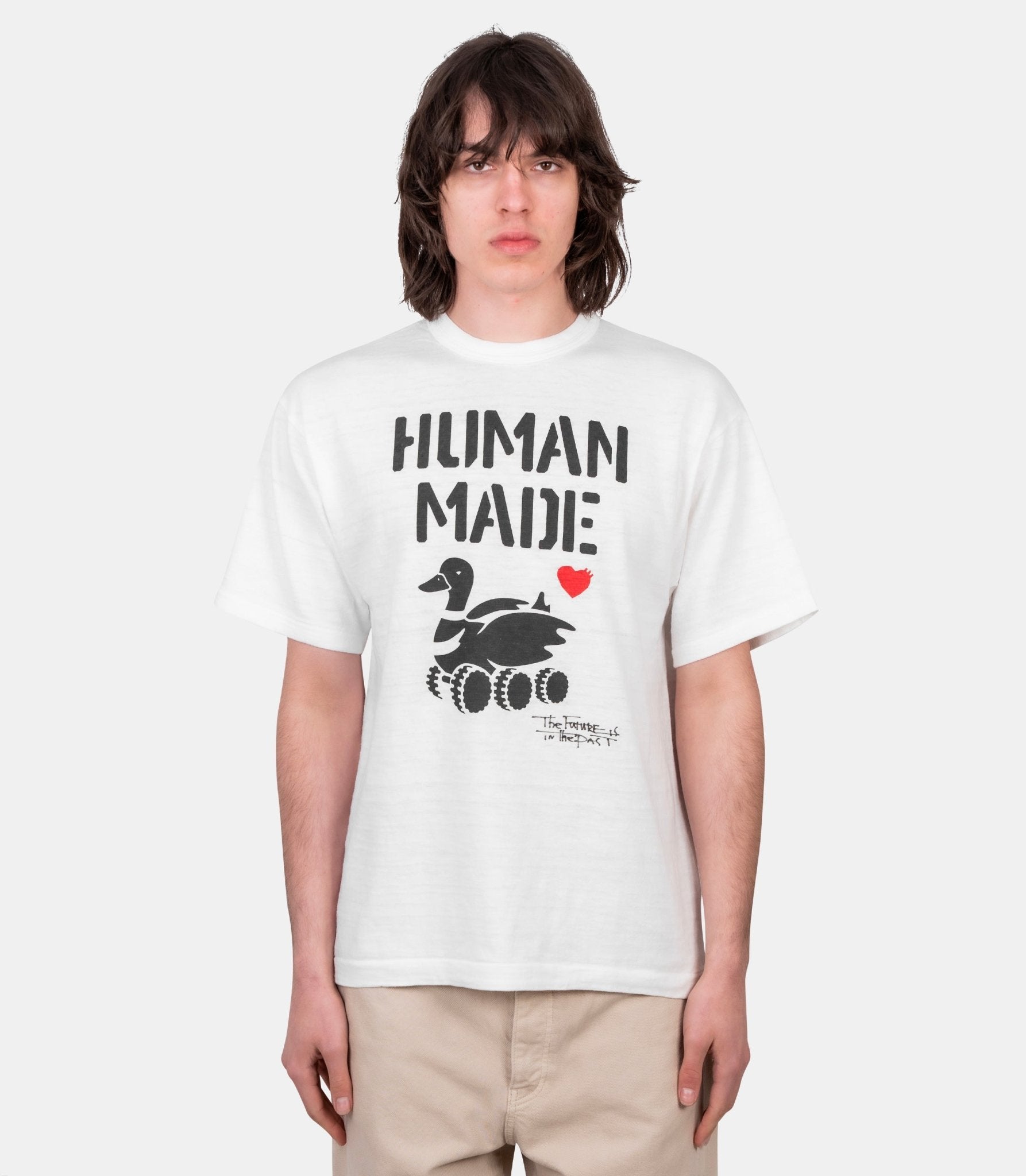 T-shirt graphique - HM31TE019WH-M - Human made