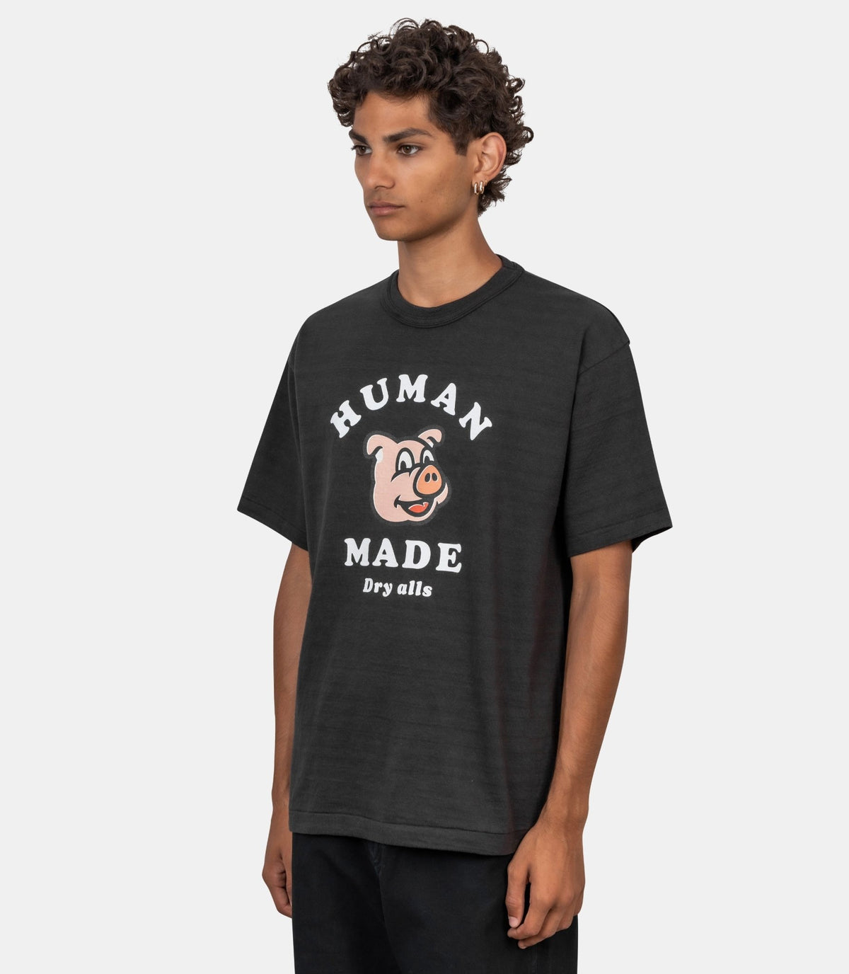 T-shirt graphique-HM32TE003-BLACK-M-Human made