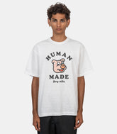 T-shirt graphique-HM32TE003-WHITE-M-Human made