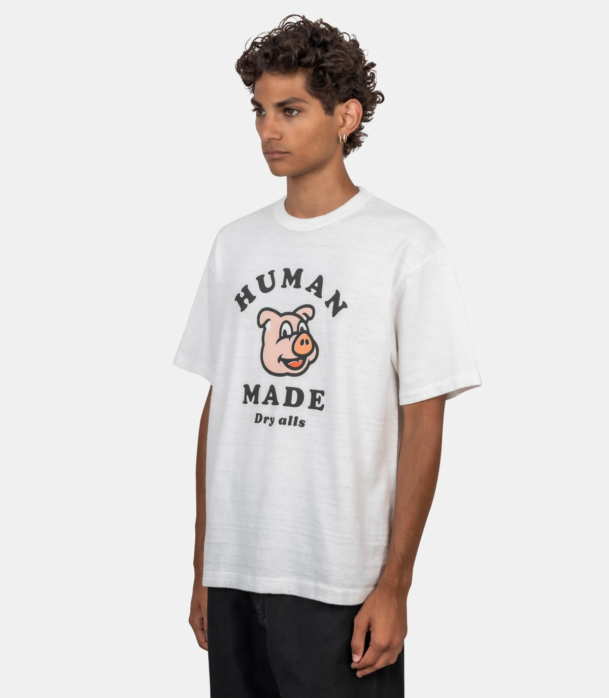 T-shirt graphique-HM32TE003-WHITE-M-Human made