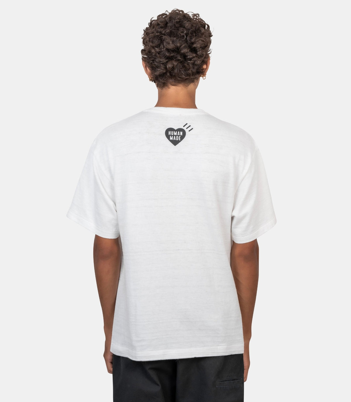 T-shirt graphique-HM32TE003-WHITE-M-Human made