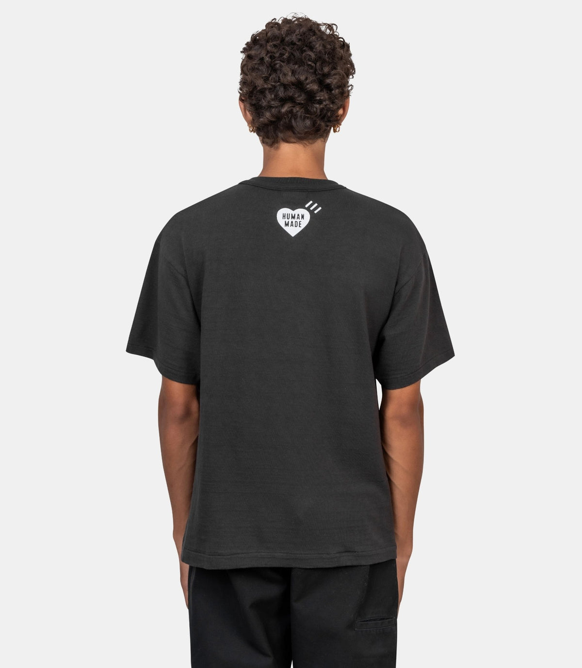 T-shirt graphique-HM32TE006-BLACK-M-Human made