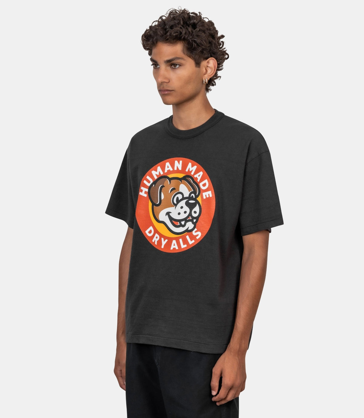 T-shirt graphique-HM32TE006-BLACK-M-Human made