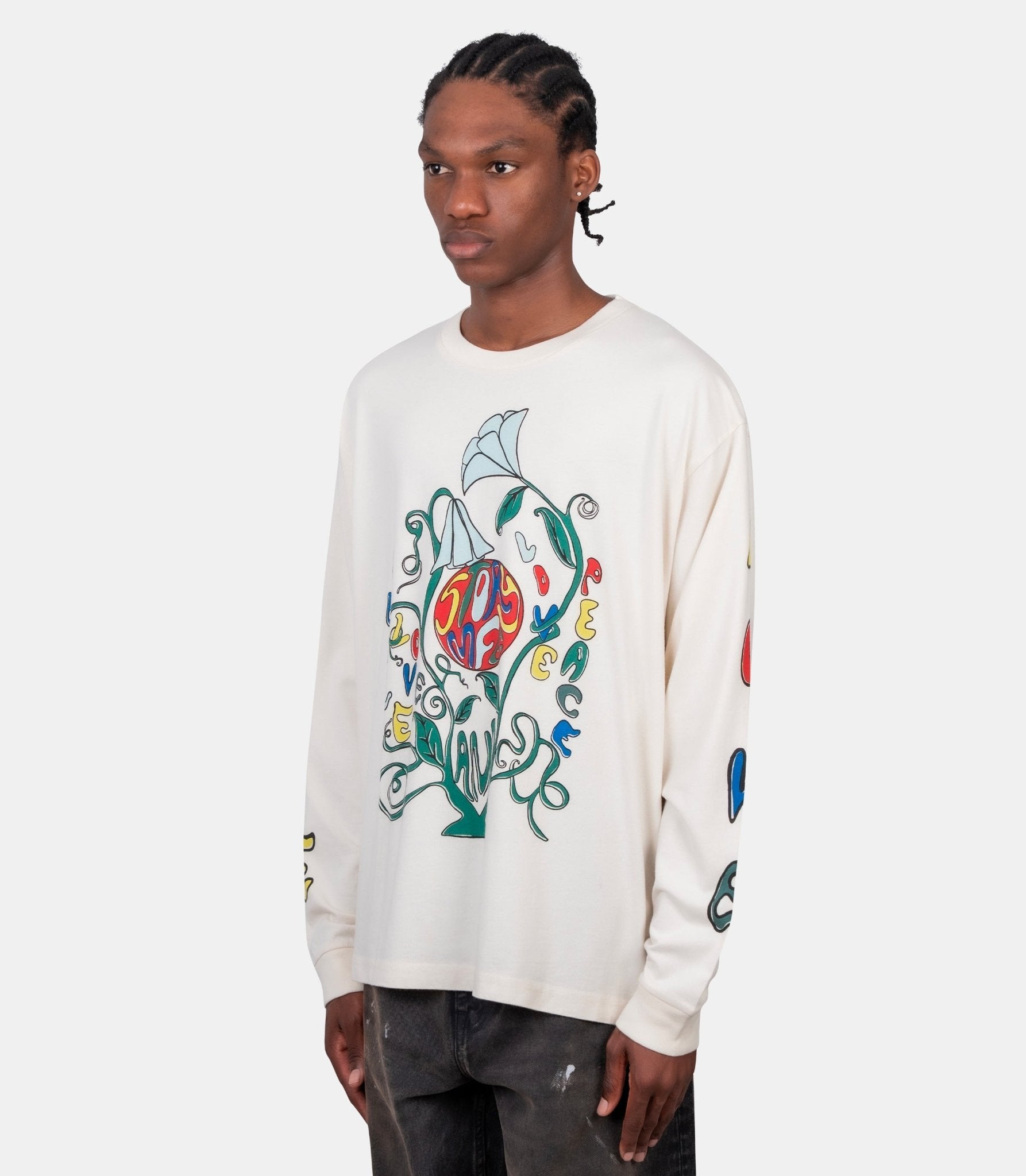 T-shirt grateful ls - SSS26TSGTLCOTPLA-S - Story mfg.