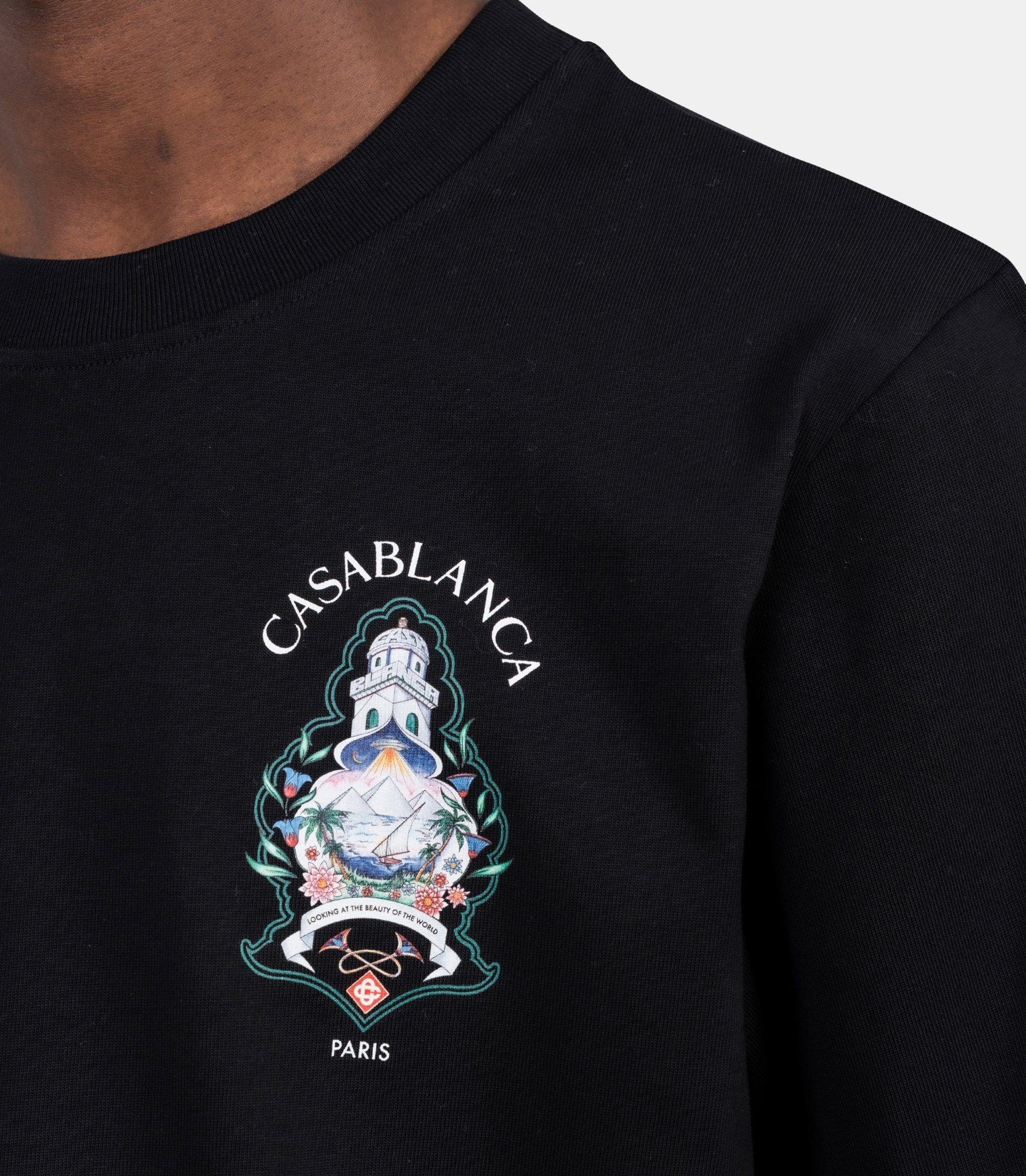 T-shirt hotel emblem - M-PF26-JTS-001-02-S - Casablanca