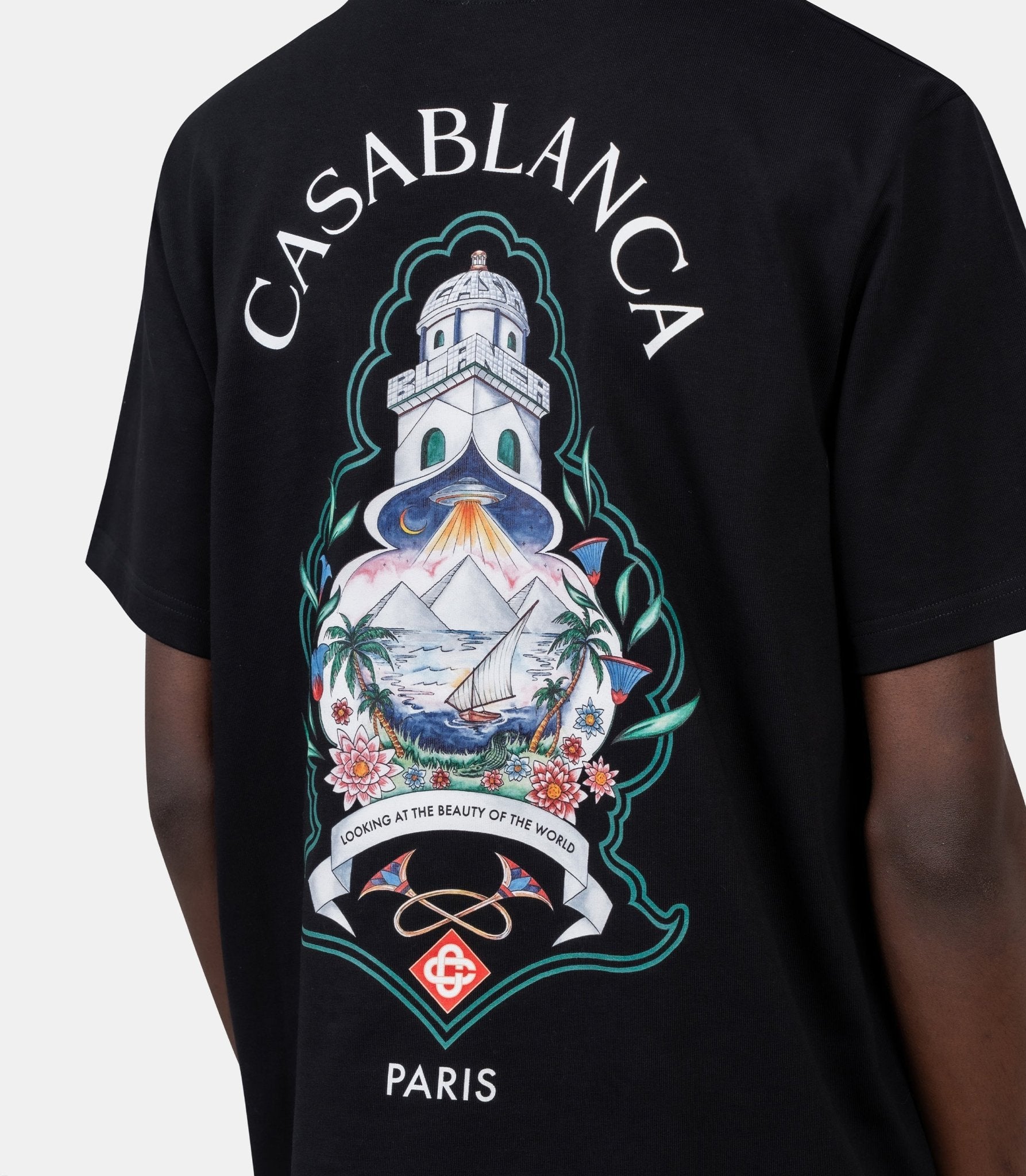 T-shirt hotel emblem - M-PF26-JTS-001-02-S - Casablanca