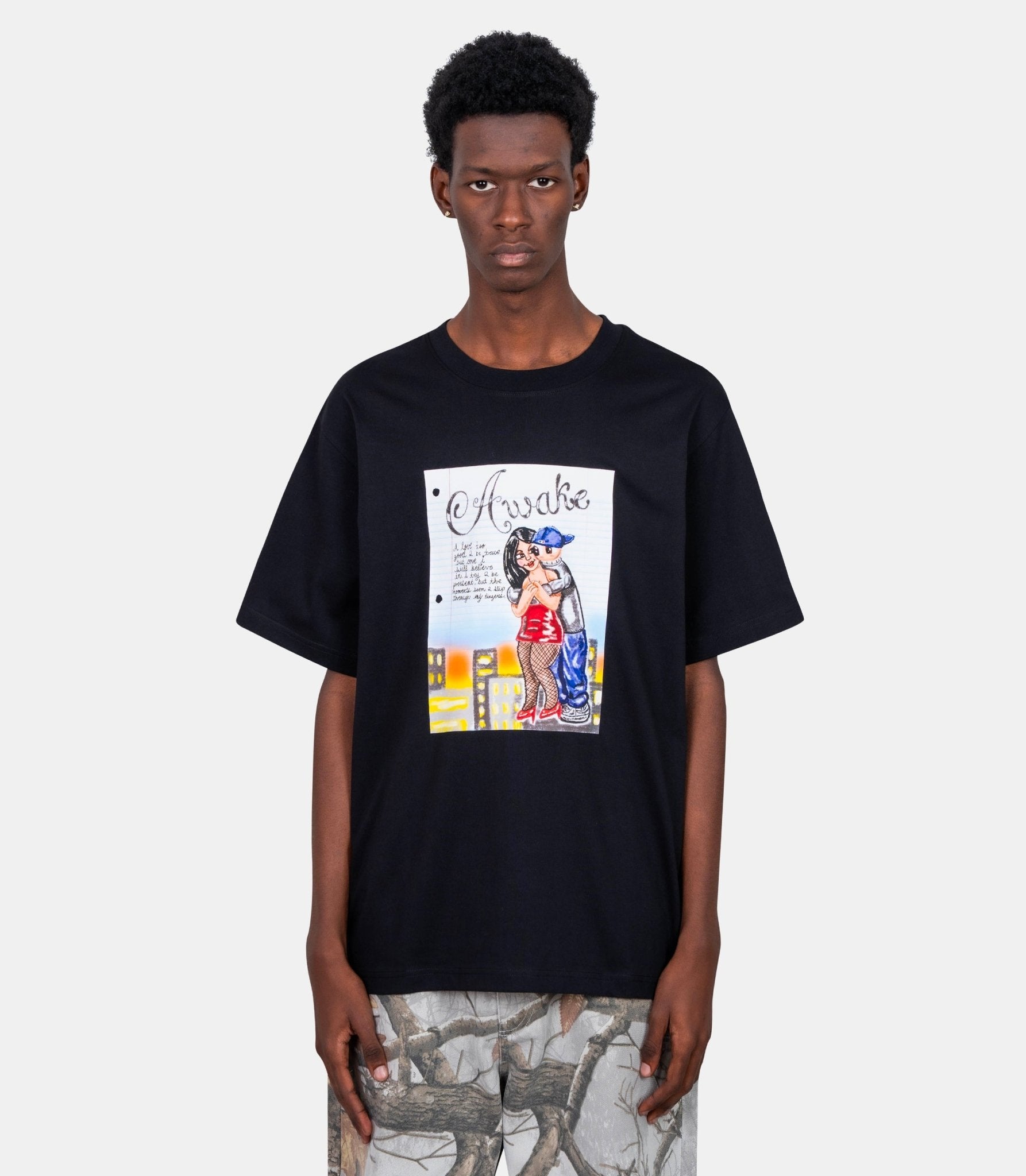 T-shirt hug - AWK - FW25 - TS003 - B - S - Awake ny