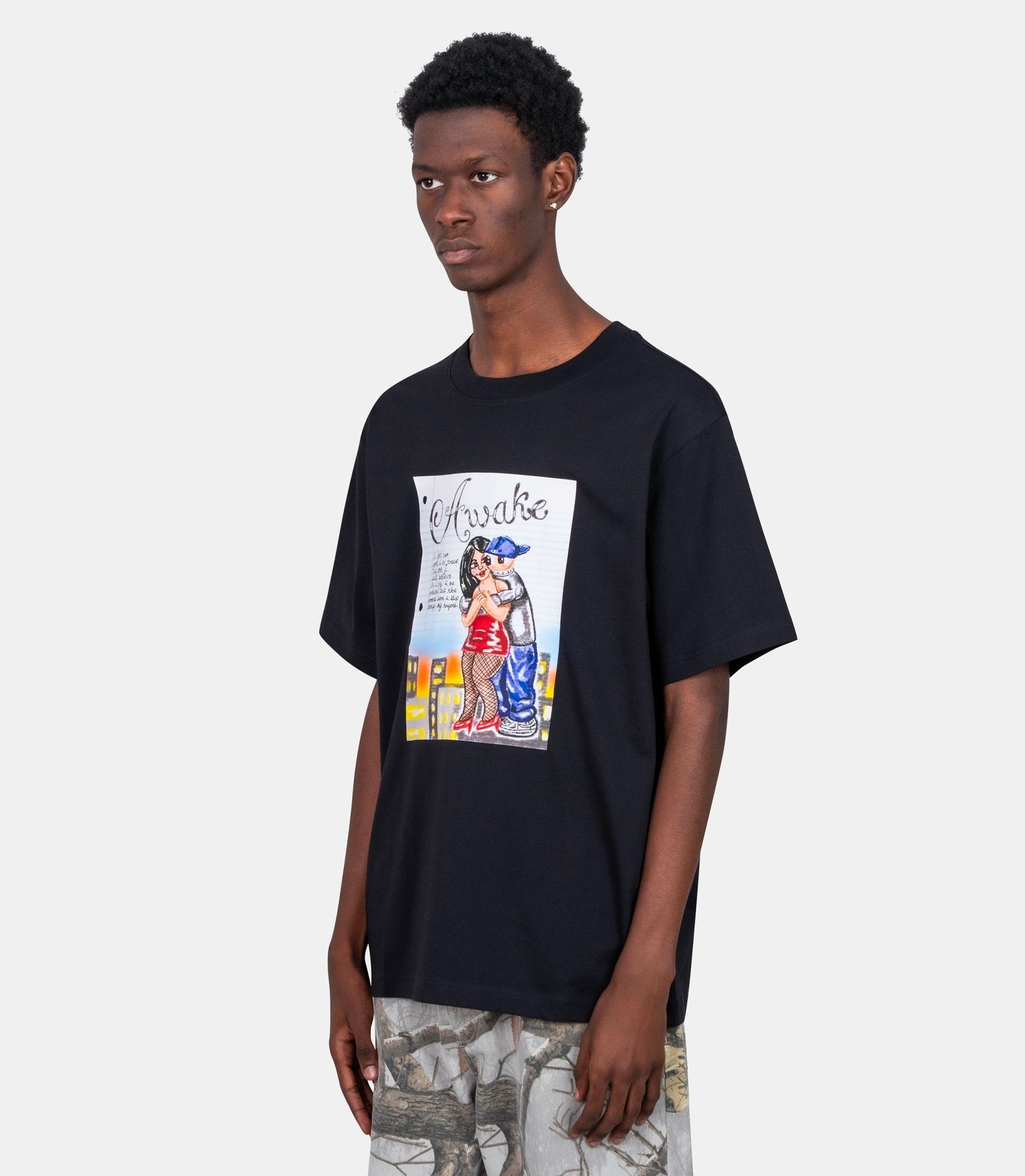 T-shirt hug - AWK - FW25 - TS003 - B - S - Awake ny