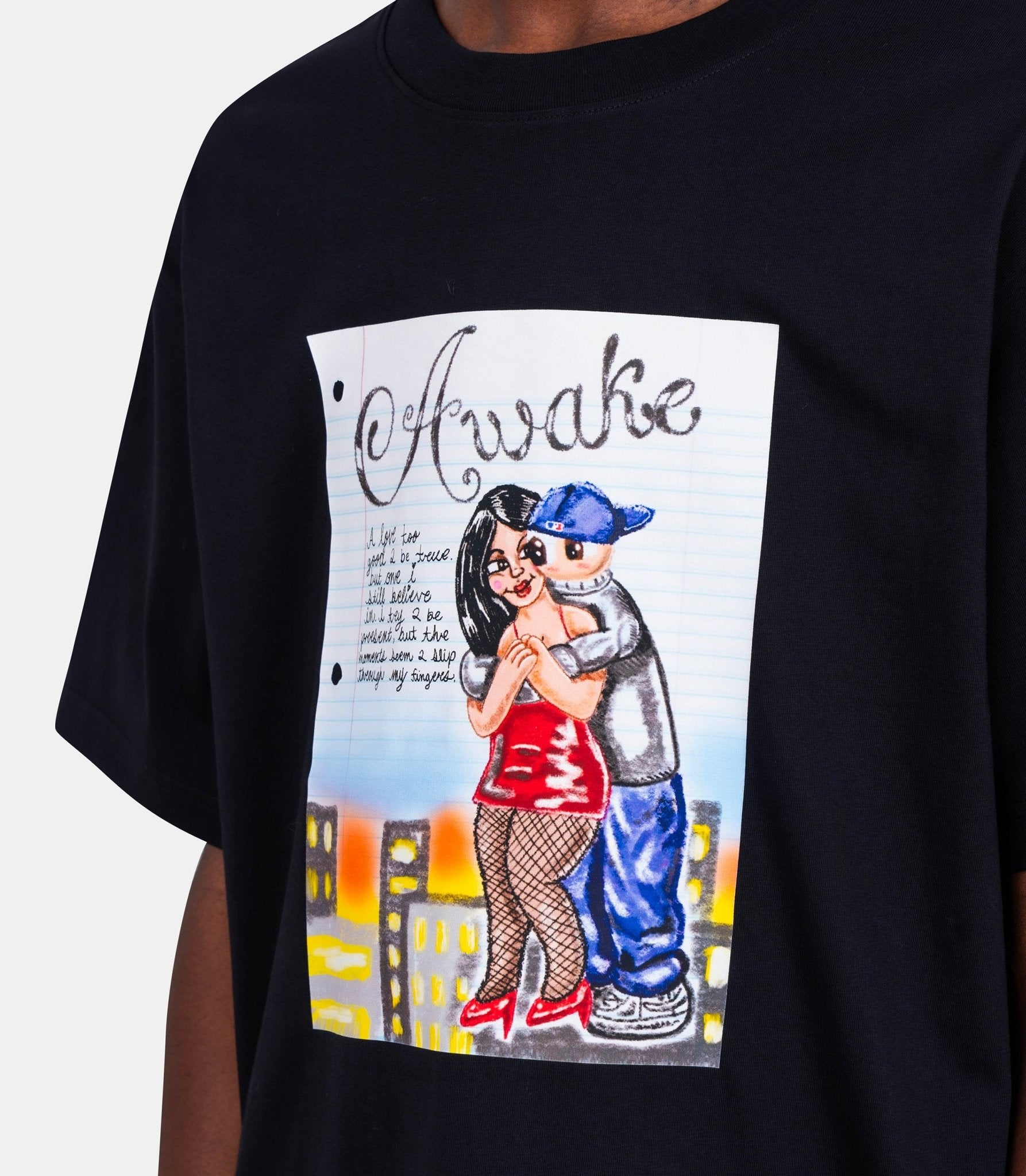 T-shirt hug - AWK - FW25 - TS003 - B - S - Awake ny