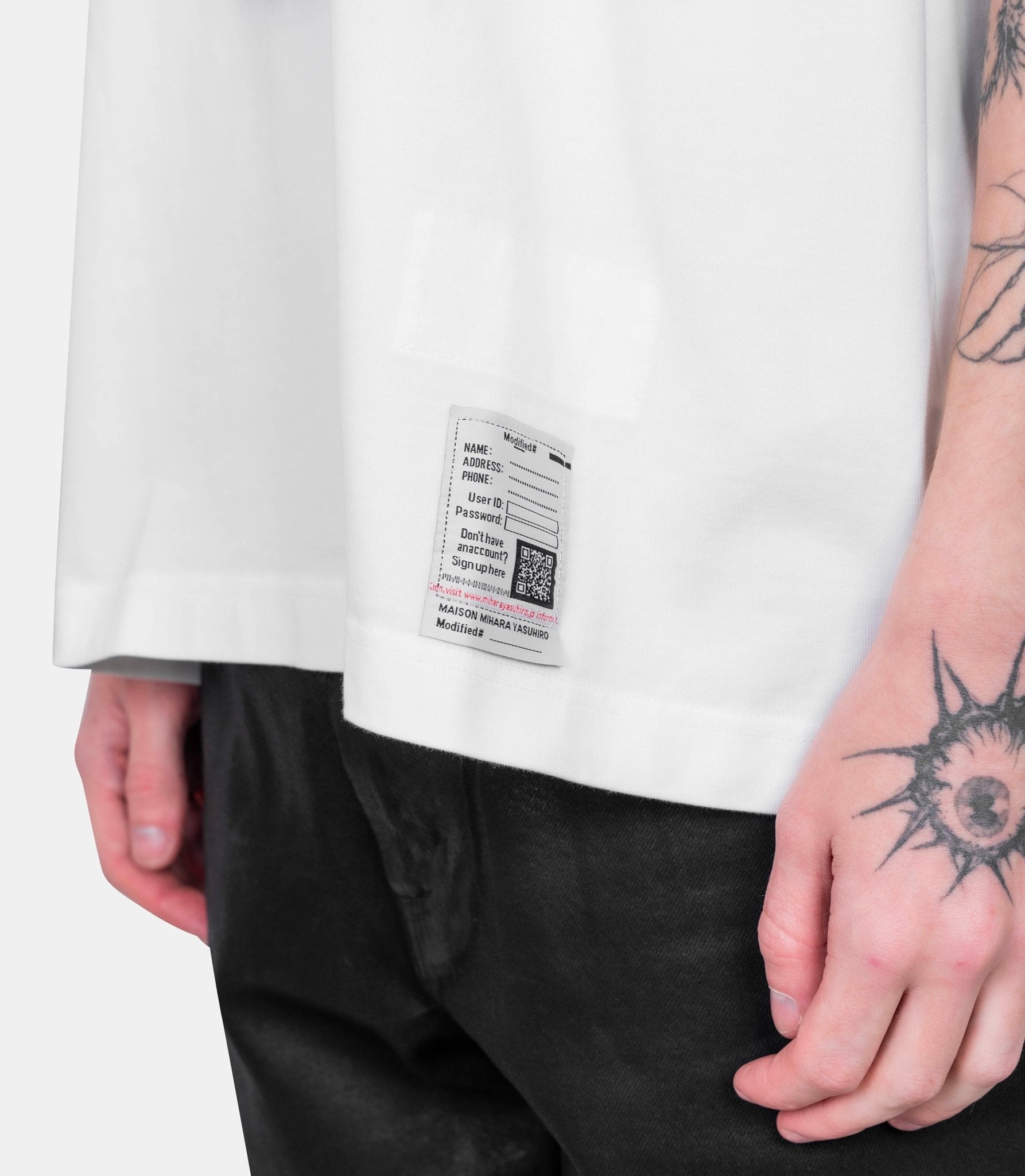 T-shirt imprimé chat - J15TS762-WHITE-44 - Mihara yasuhiro