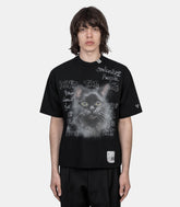 T-shirt imprimé chat - K16TS772-B-38 - Mihara yasuhiro