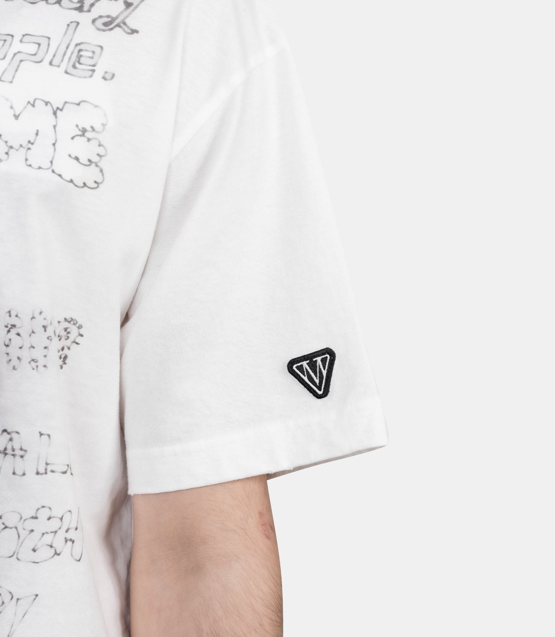 T-shirt imprimé chat - K16TS772-W-38 - Mihara yasuhiro