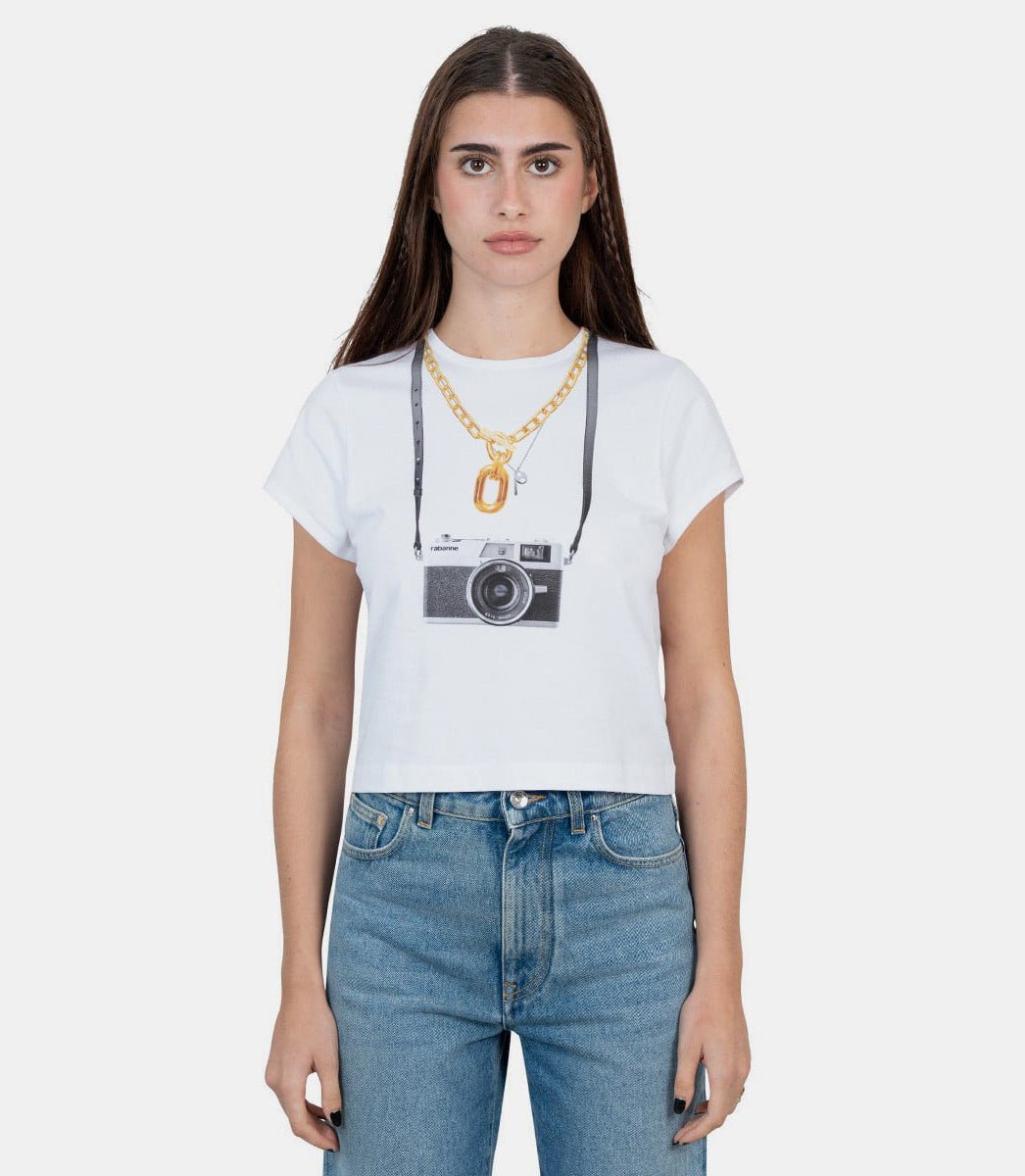 T-shirt imprimé digital24AJTE169CO0534 - P100 - FW24 - XSRabanne