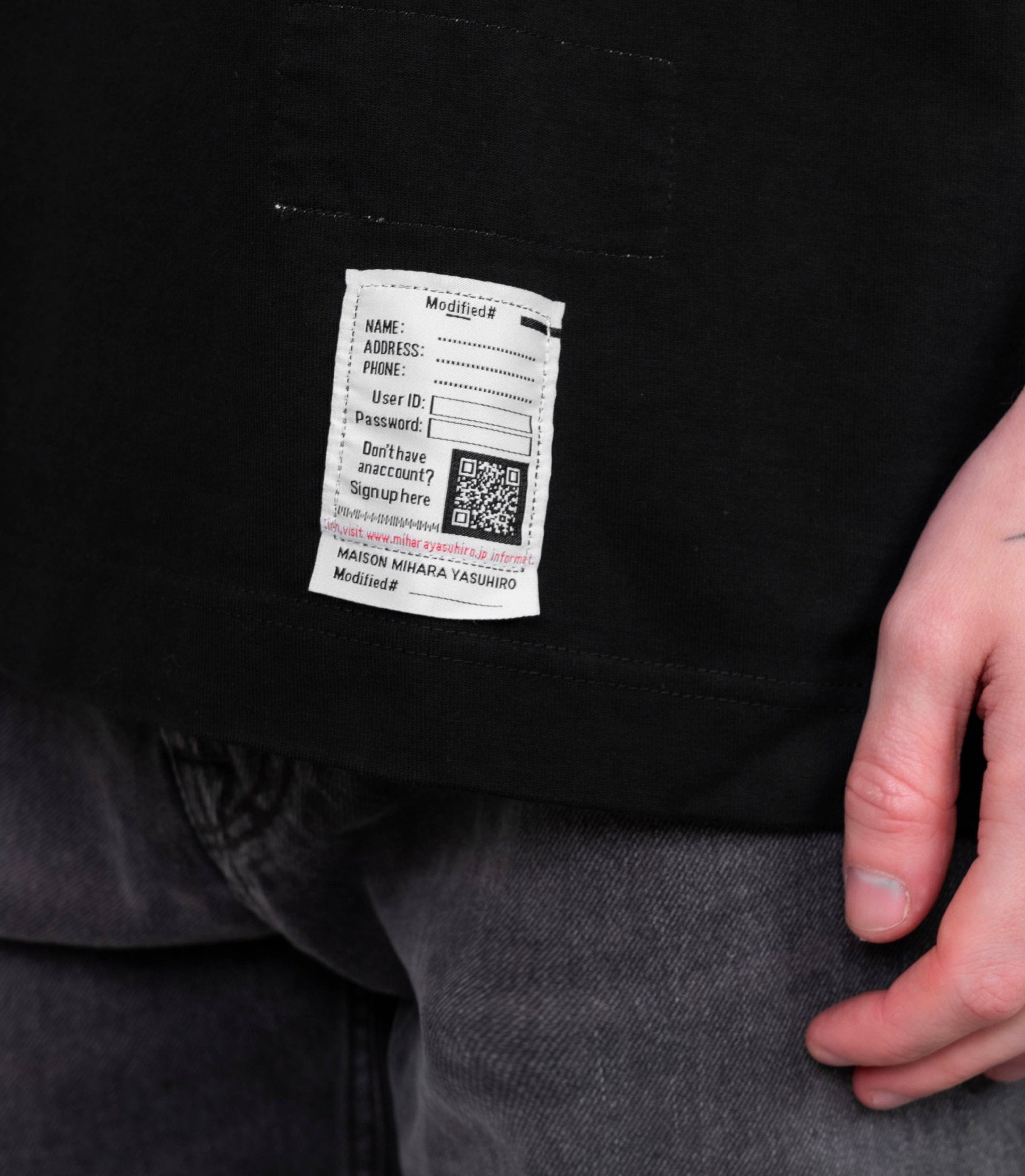 T-shirt imprimé - A15TS651-BLACK-44 - Mihara yasuhiro