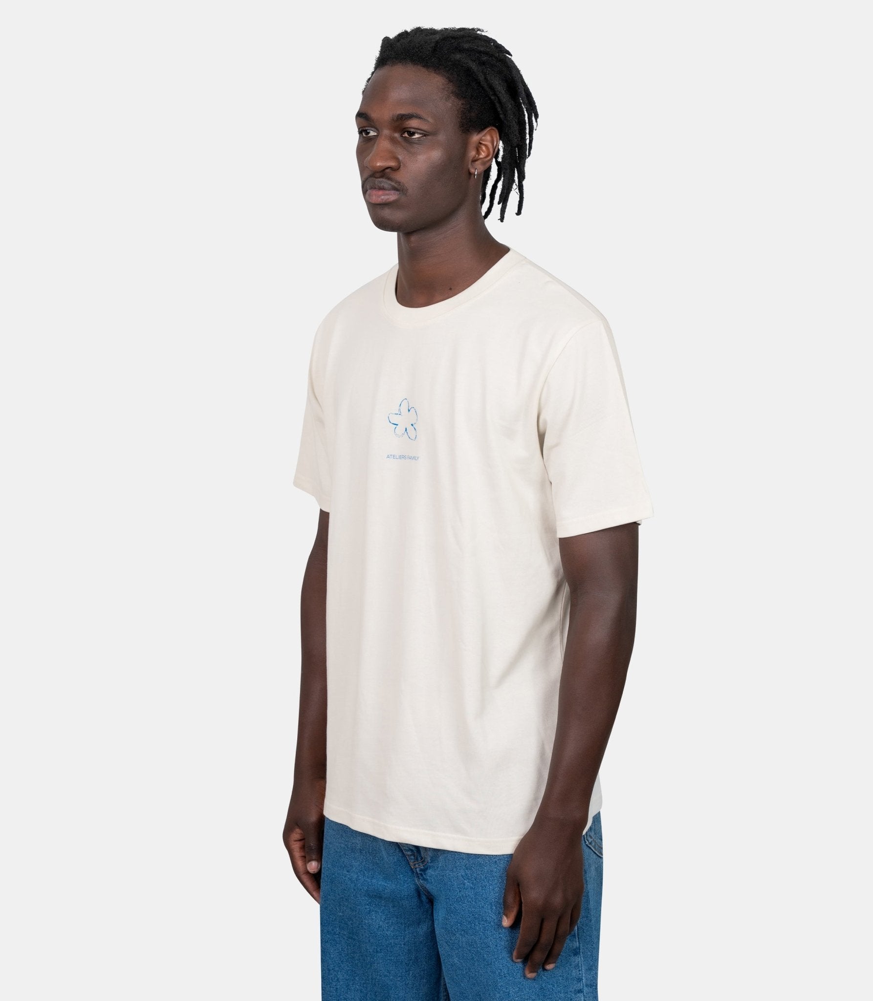 T-shirt iris x ateliers de nîmes - LTS - BLANC - ATLFML - S - Family 3.0