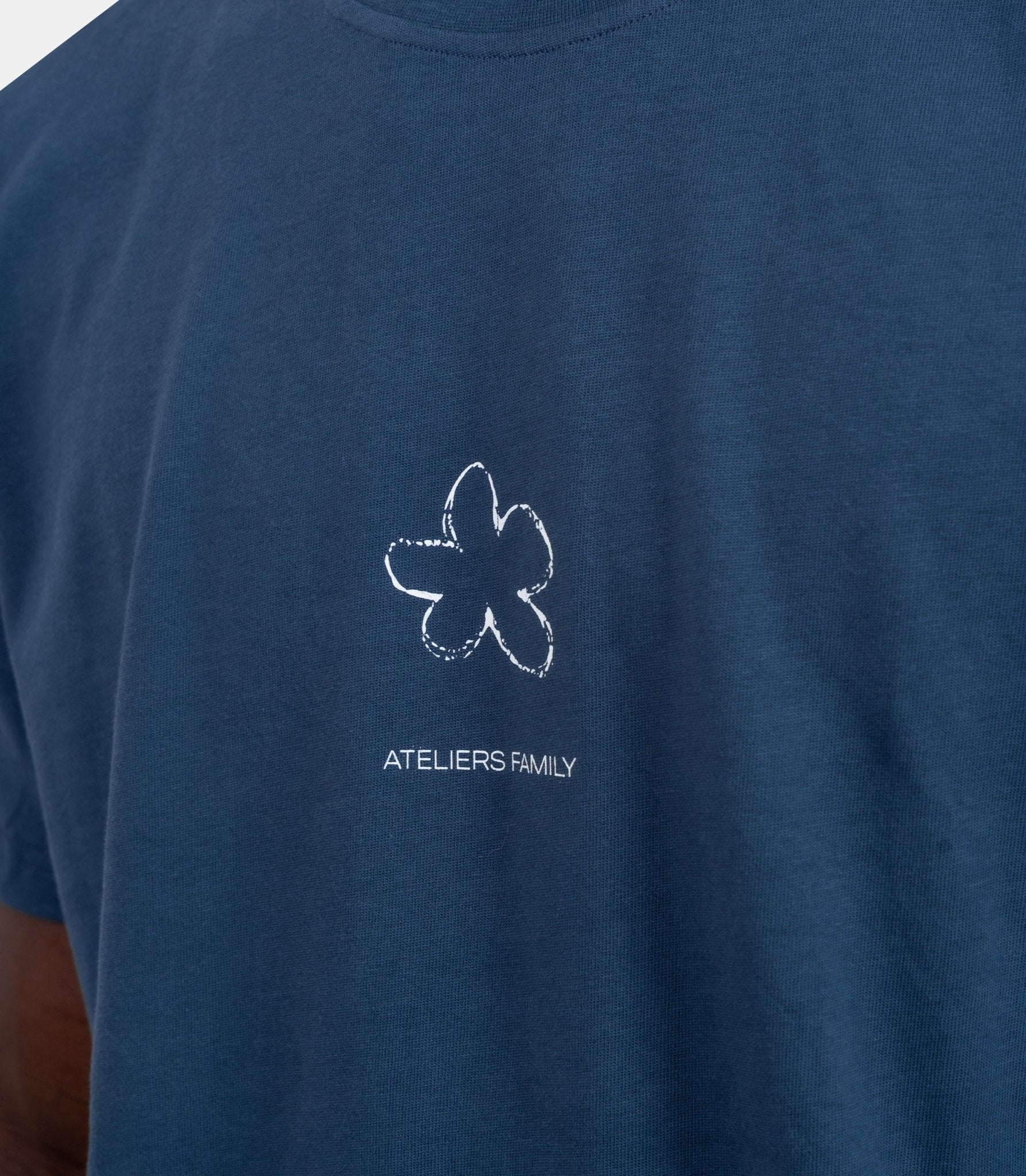 T-shirt iris x ateliers de nîmes - LTS - BLEU - ATLFML - S - Family 3.0