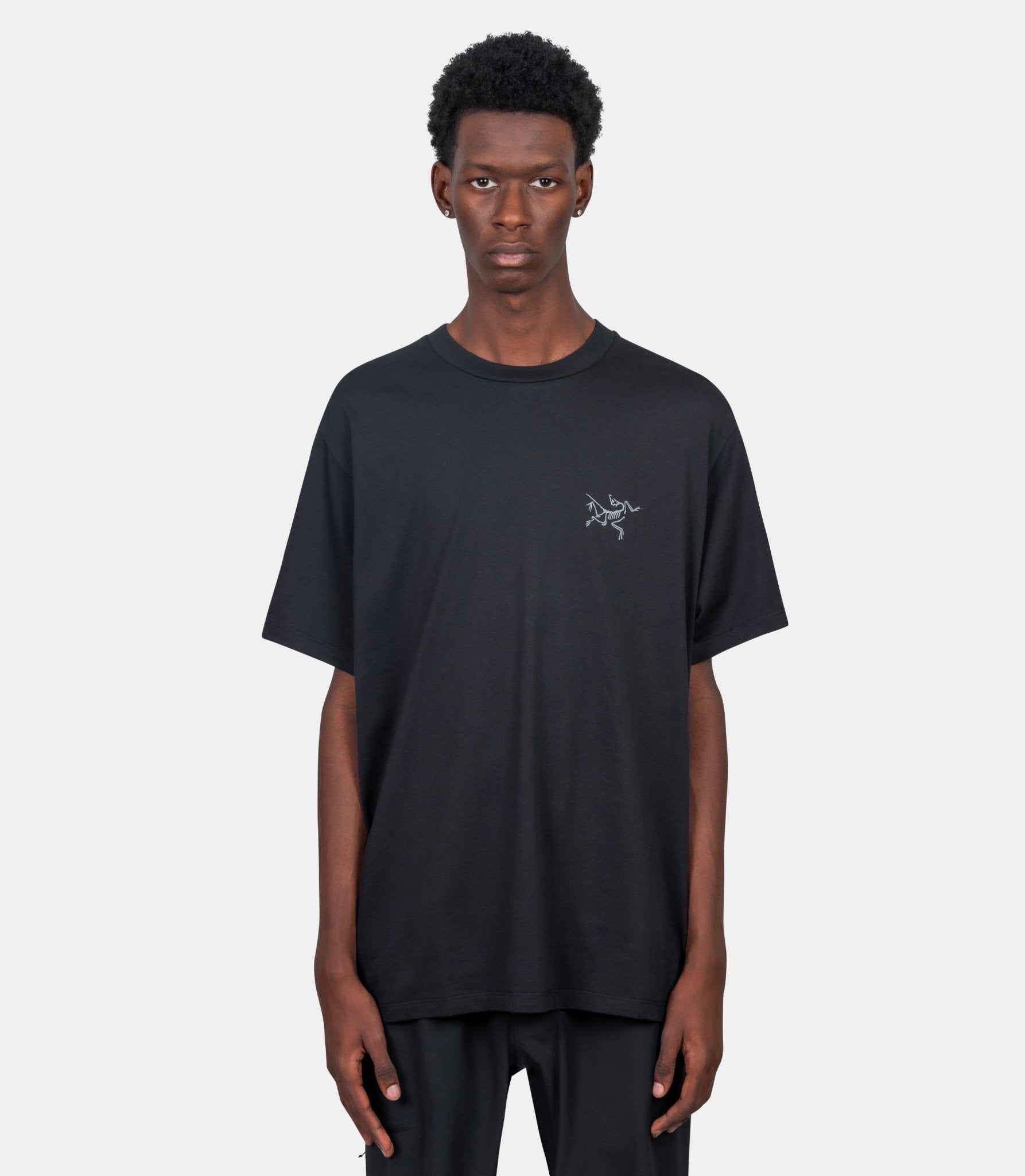 T-shirt kragg - X000009533 - BLACK - S - Arc'teryx