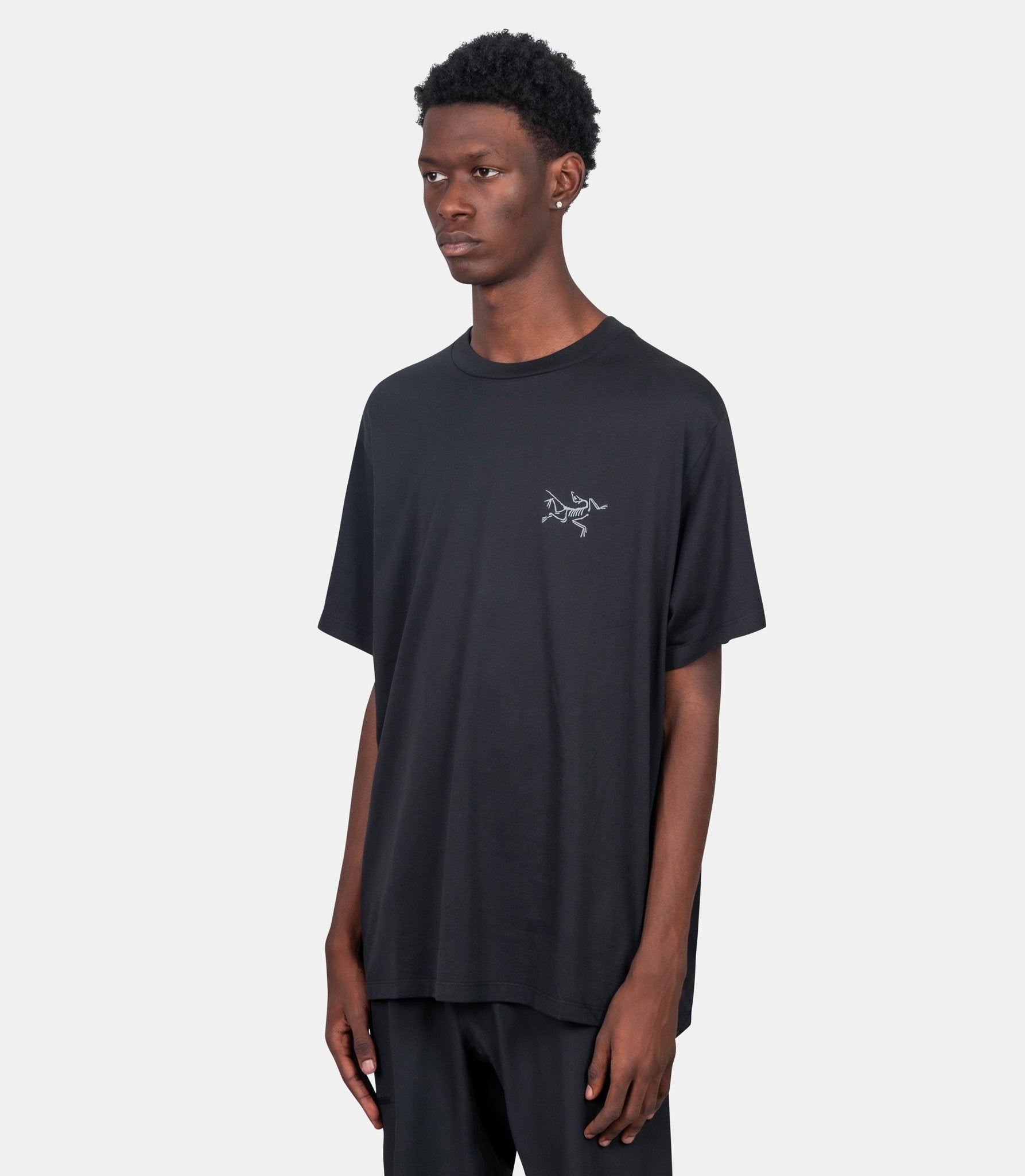 T-shirt kragg - X000009533 - BLACK - S - Arc'teryx