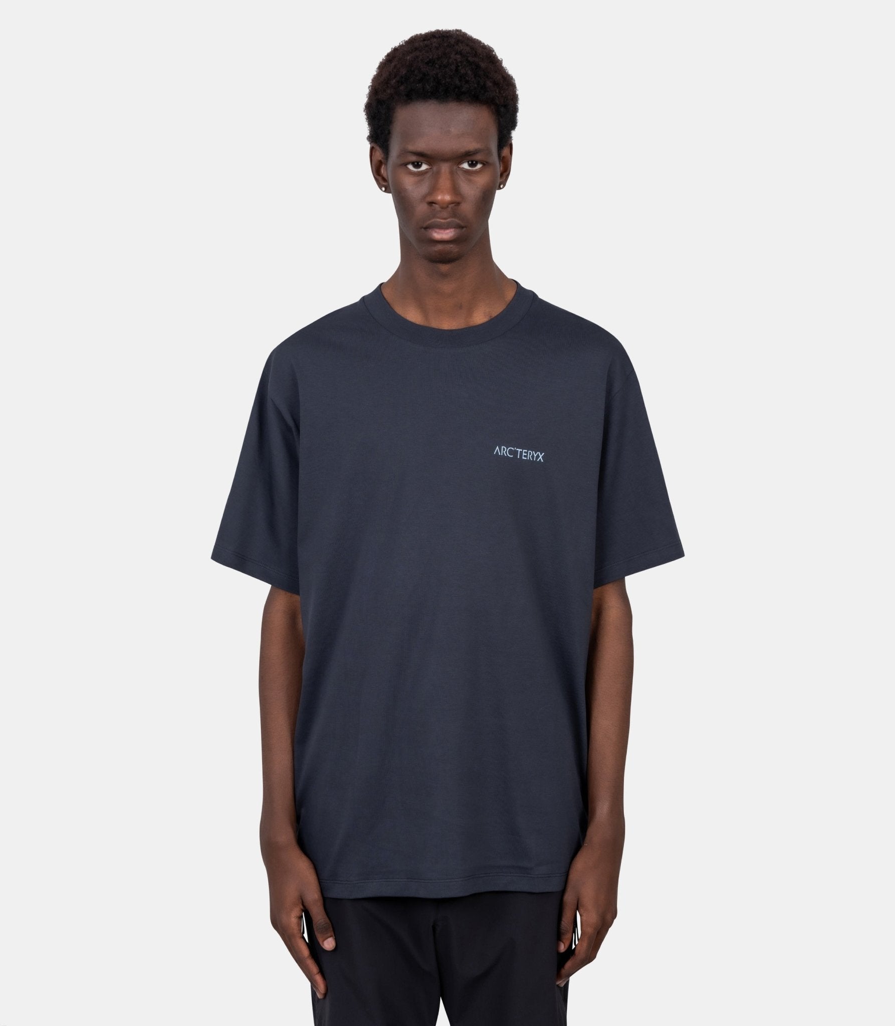 T-shirt kragg blurred bird - X000009538-BLACK SAPPHIRE-S - Arc'teryx