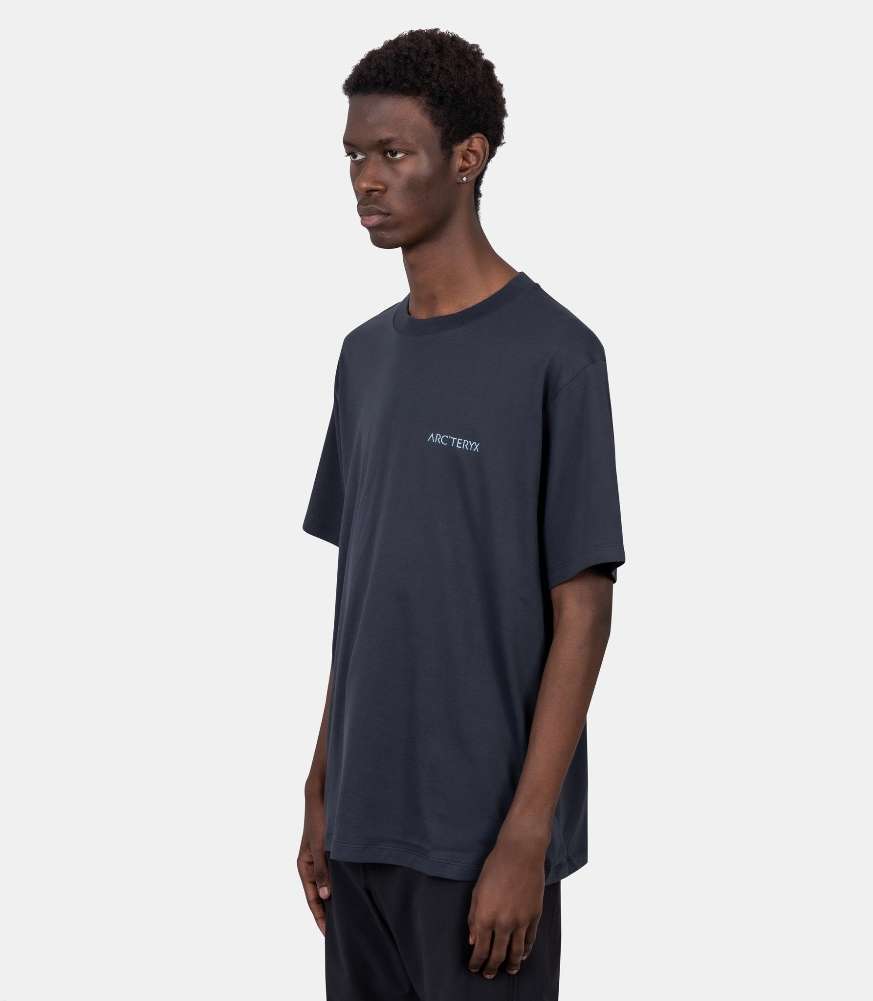 T-shirt kragg blurred bird - X000009538-BLACK SAPPHIRE-S - Arc'teryx