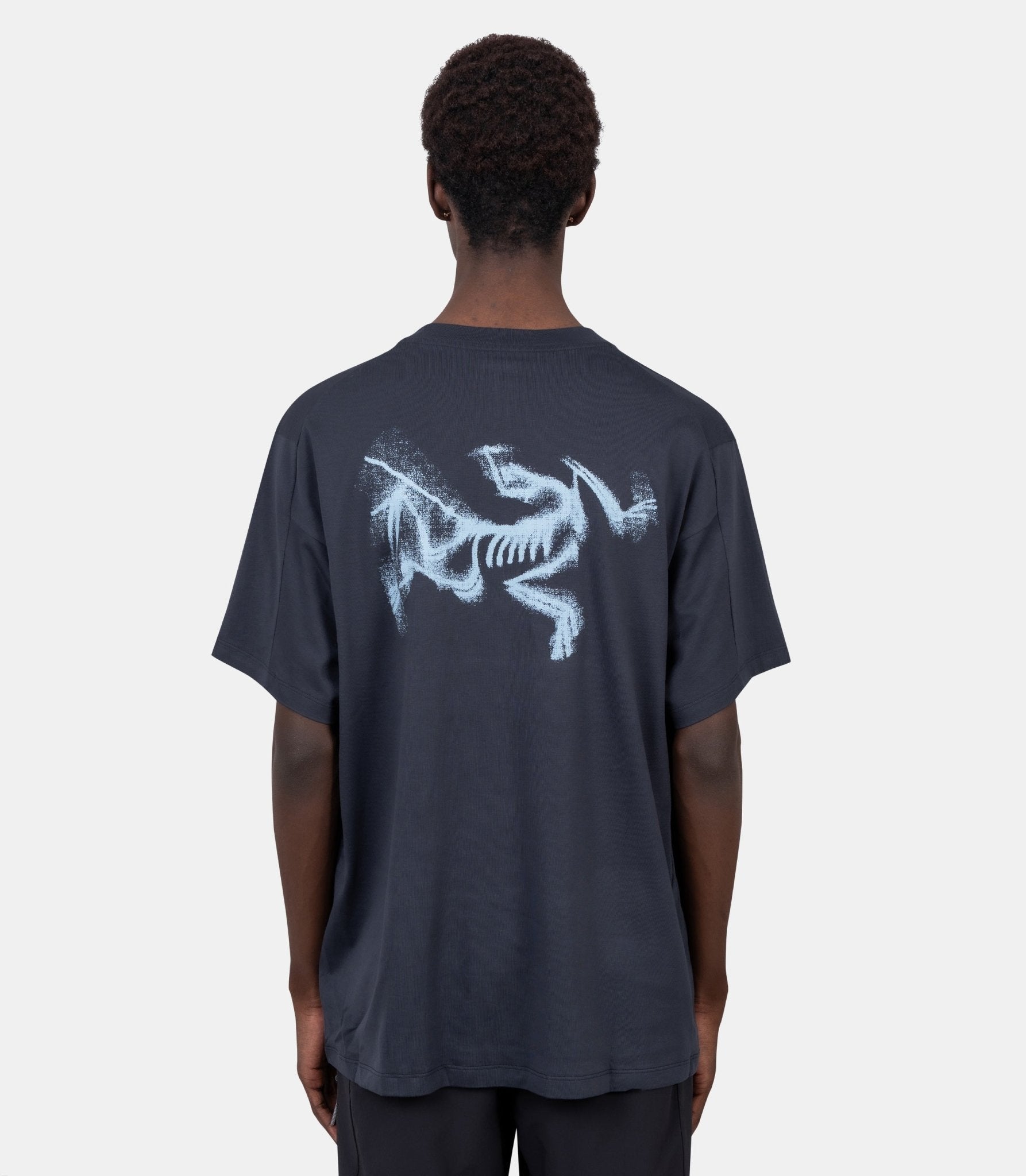 T-shirt kragg blurred bird - X000009538-BLACK SAPPHIRE-S - Arc'teryx