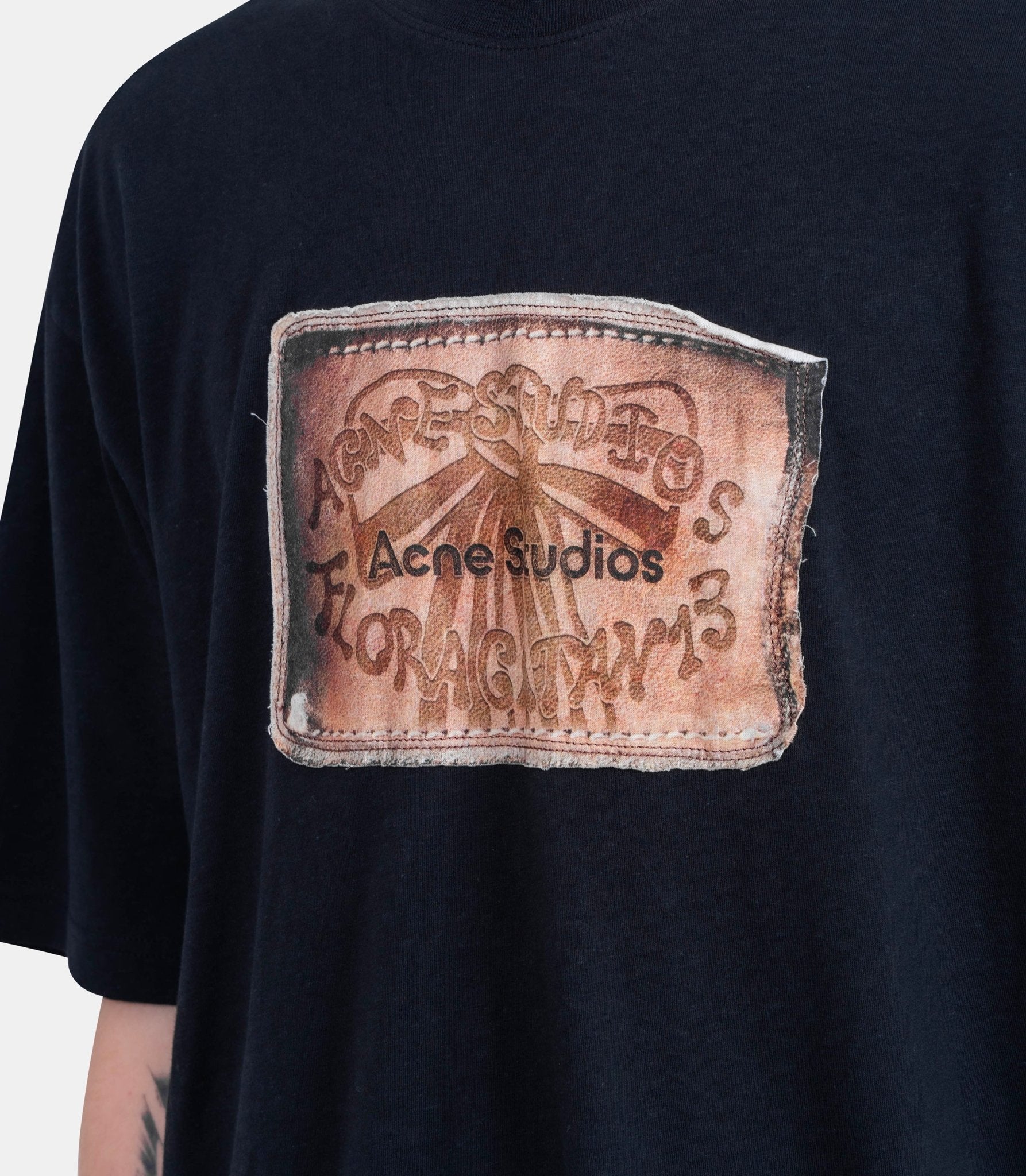 T-shirt logo - CL0391-BM0-S - Acne studios
