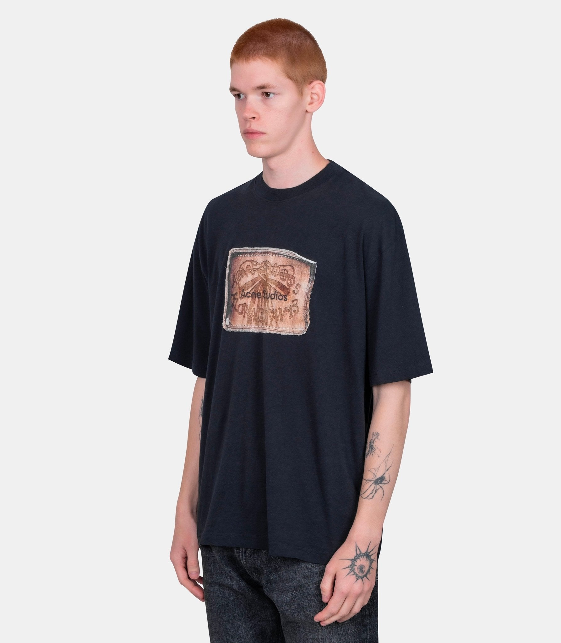 T-shirt logo - CL0391-BM0-S - Acne studios