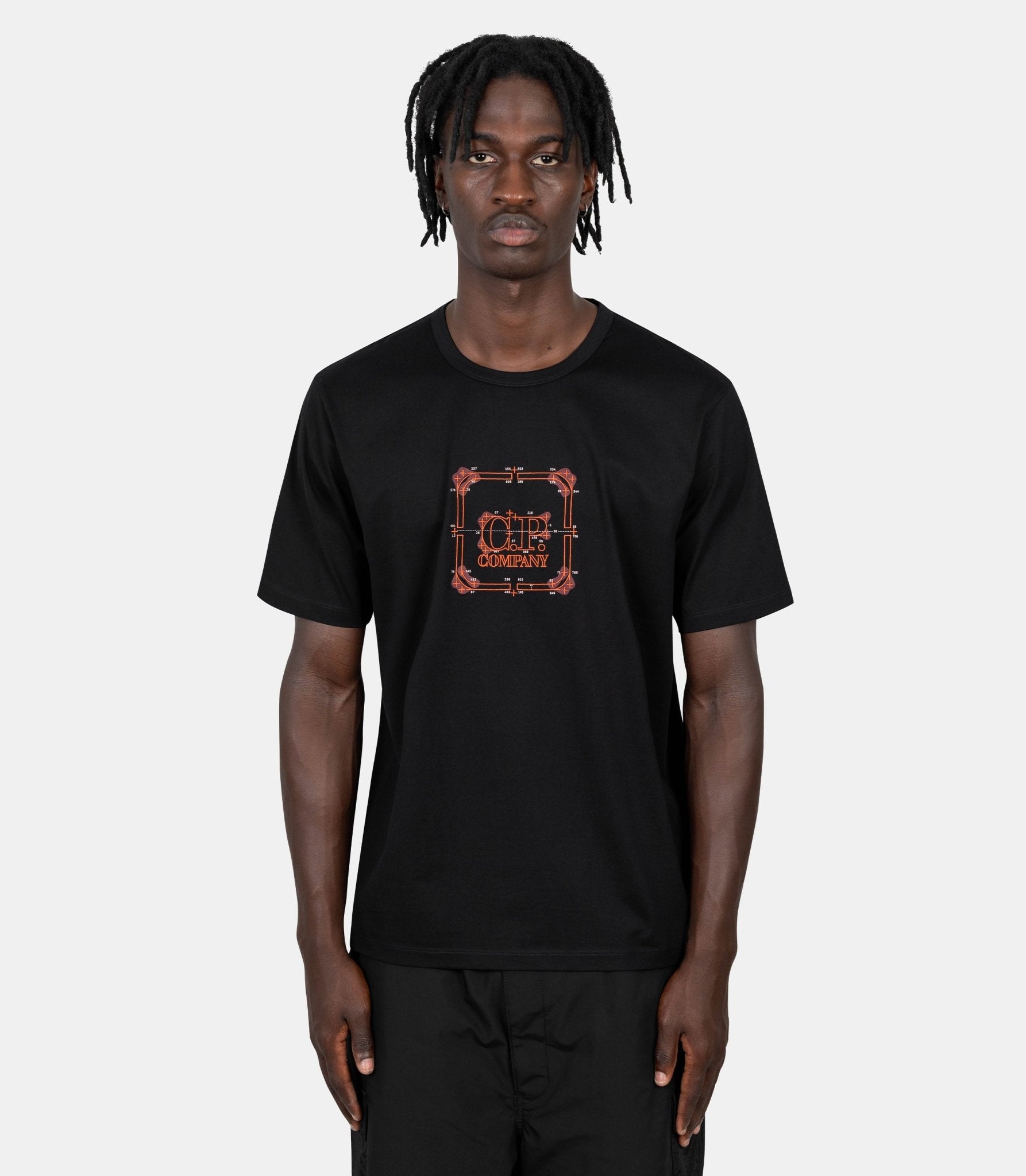 T-shirt logo carré - 19CLTS055A - 006370W - 999 - S - C.P. company metropolis series