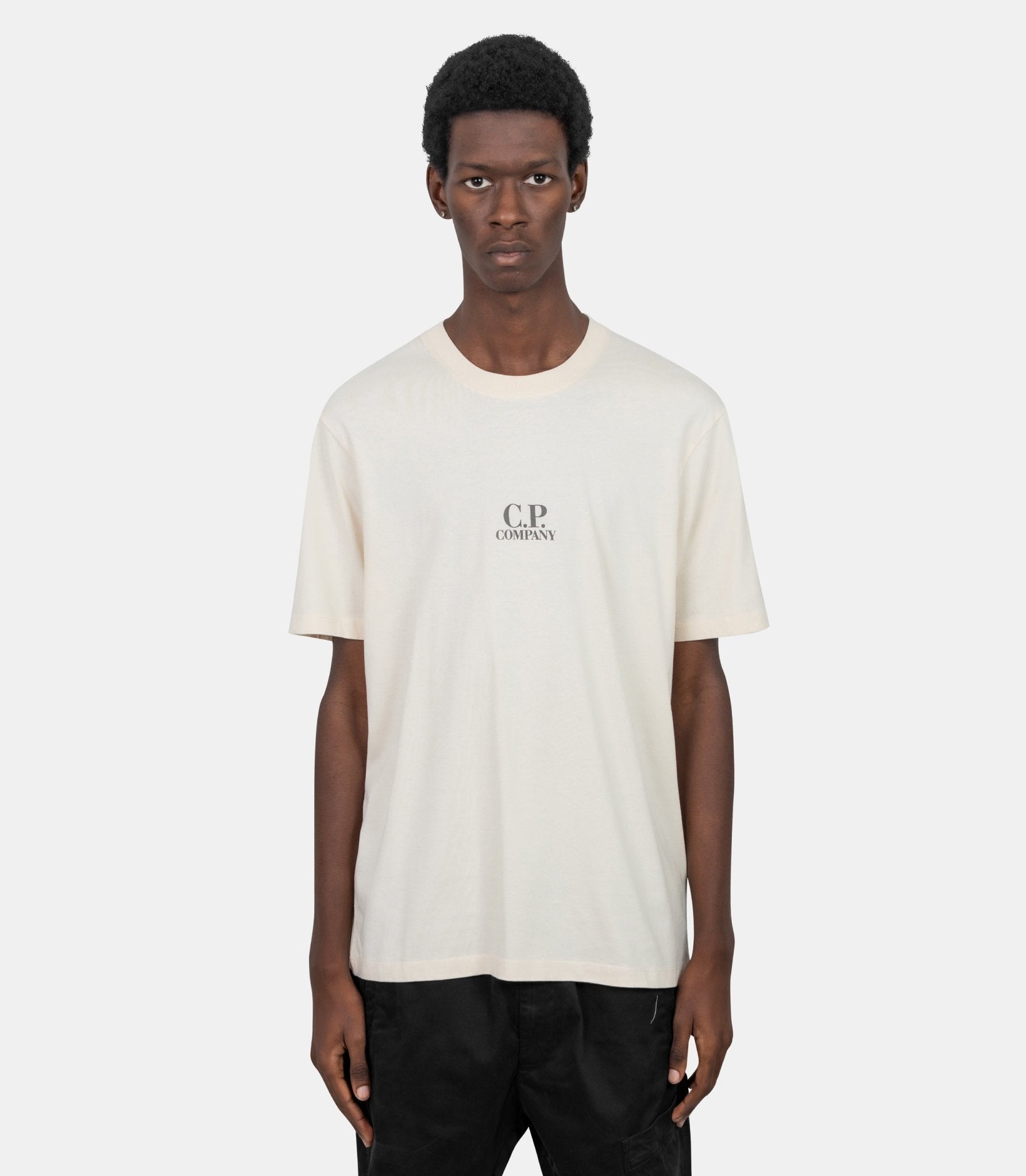 T-shirt logo central 30/1 - 19CMTS106A - 006586W - 402 - S - C.p. company