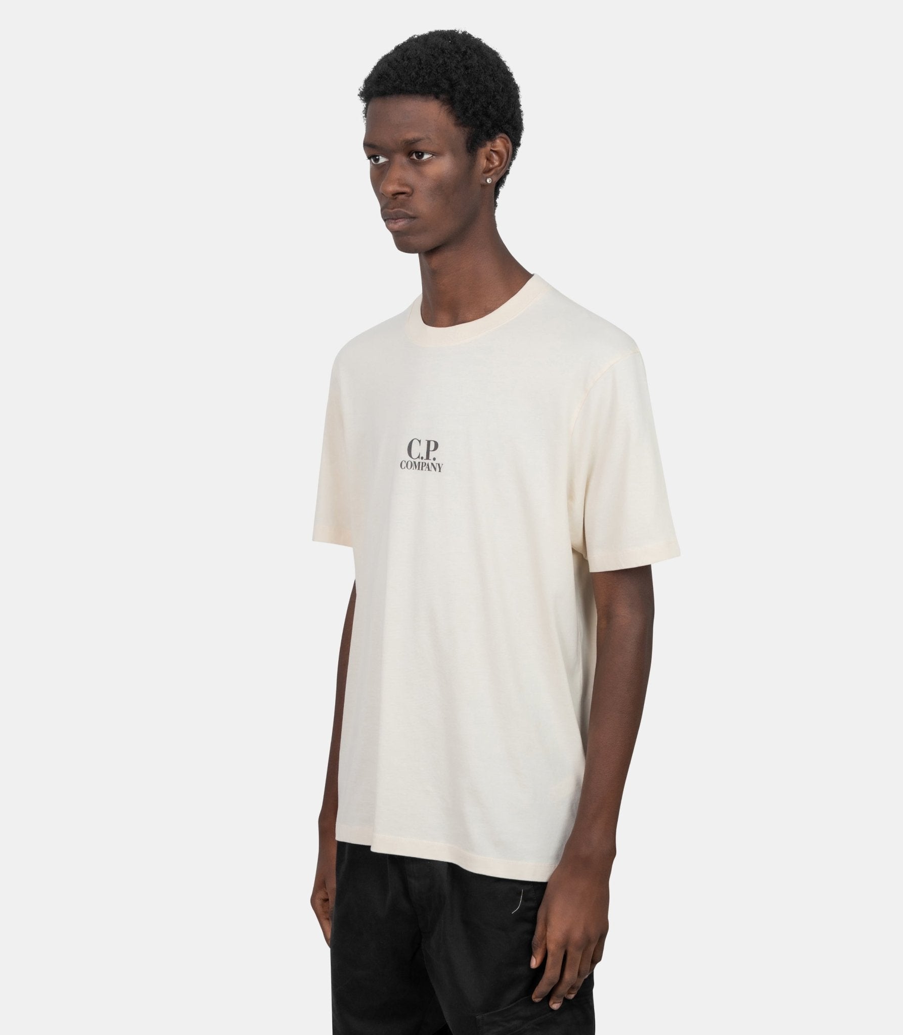 T-shirt logo central 30/1 - 19CMTS106A - 006586W - 402 - S - C.p. company