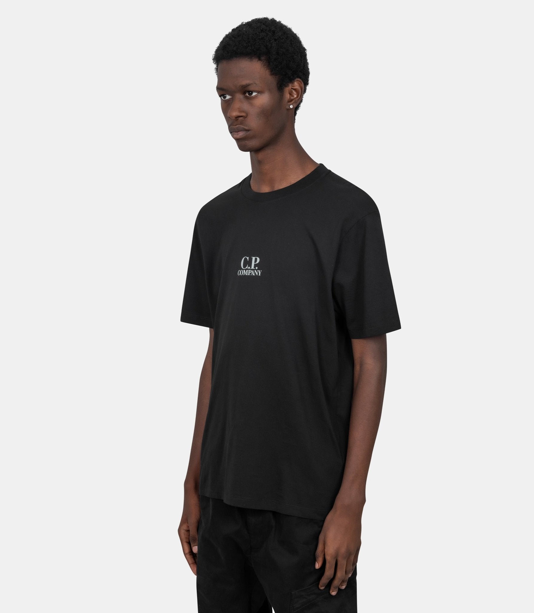 T-shirt logo central 30/1 - 19CMTS106A - 006586W - 999 - S - C.p. company