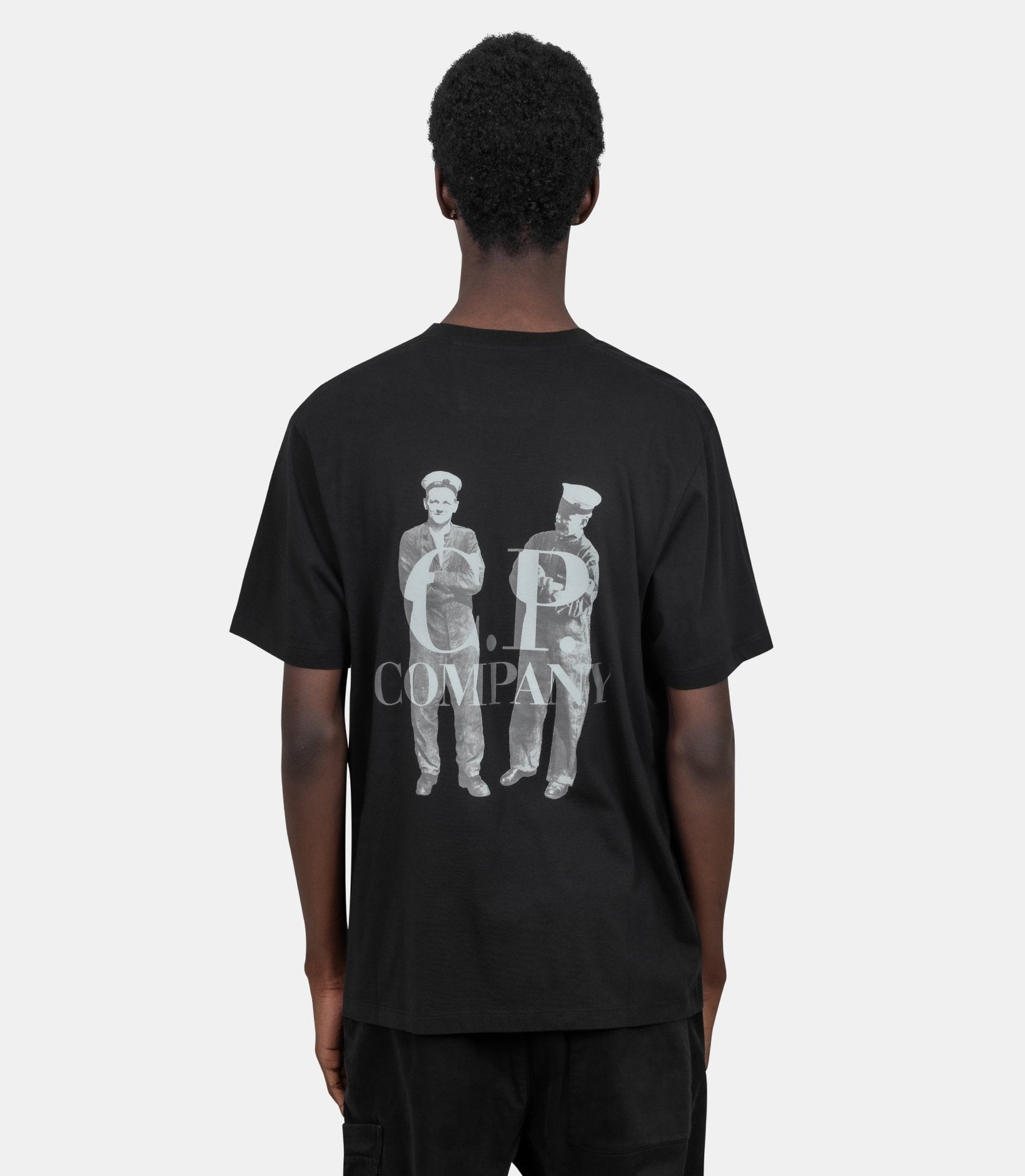 T-shirt logo central 30/1 - 19CMTS106A - 006586W - 999 - S - C.p. company