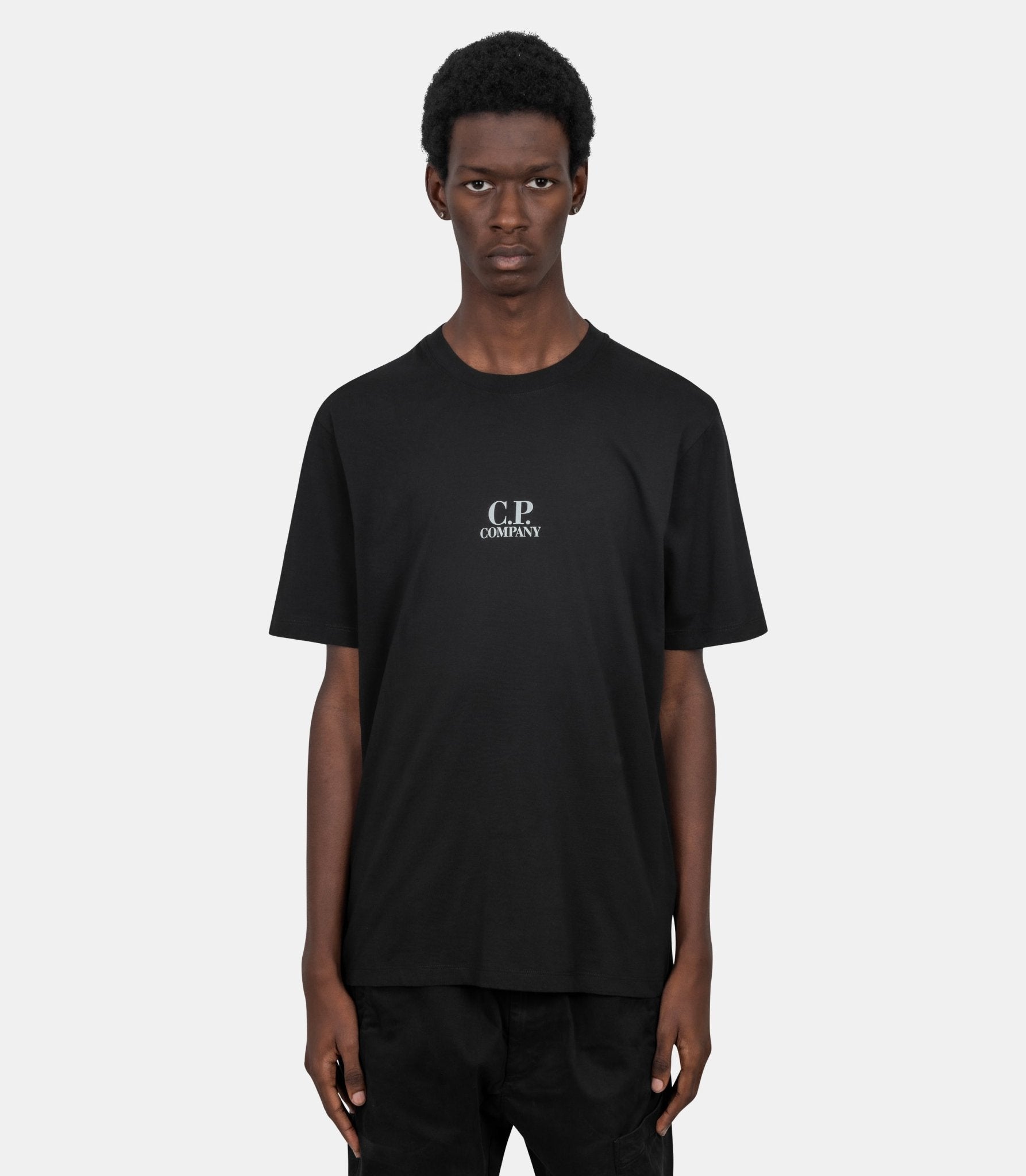 T-shirt logo central 30/1 - 19CMTS106A - 006586W - 999 - S - C.p. company