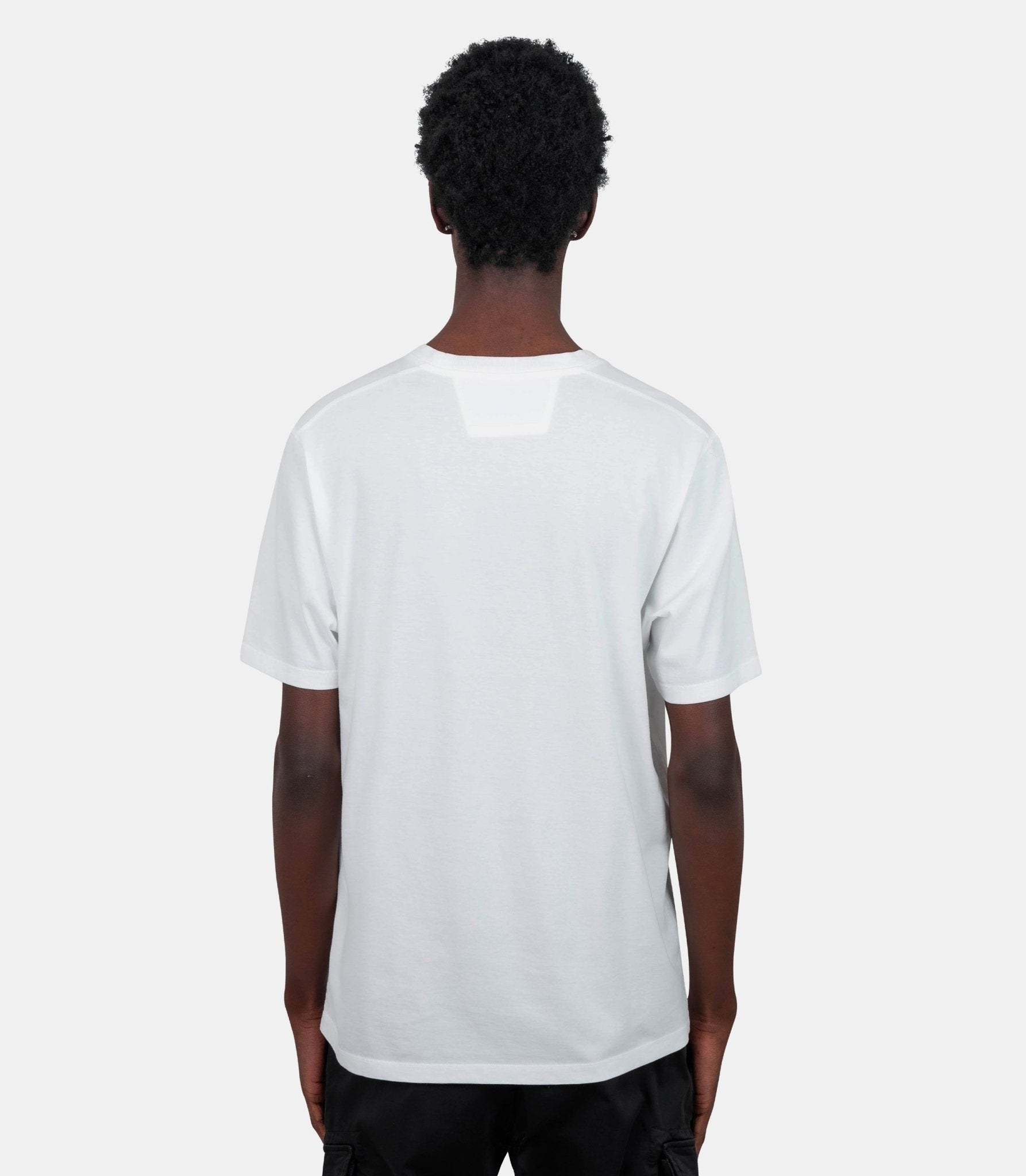 T-shirt logo central à manches courtes - 20CMTS141A-110579W-103-S - C.p. company