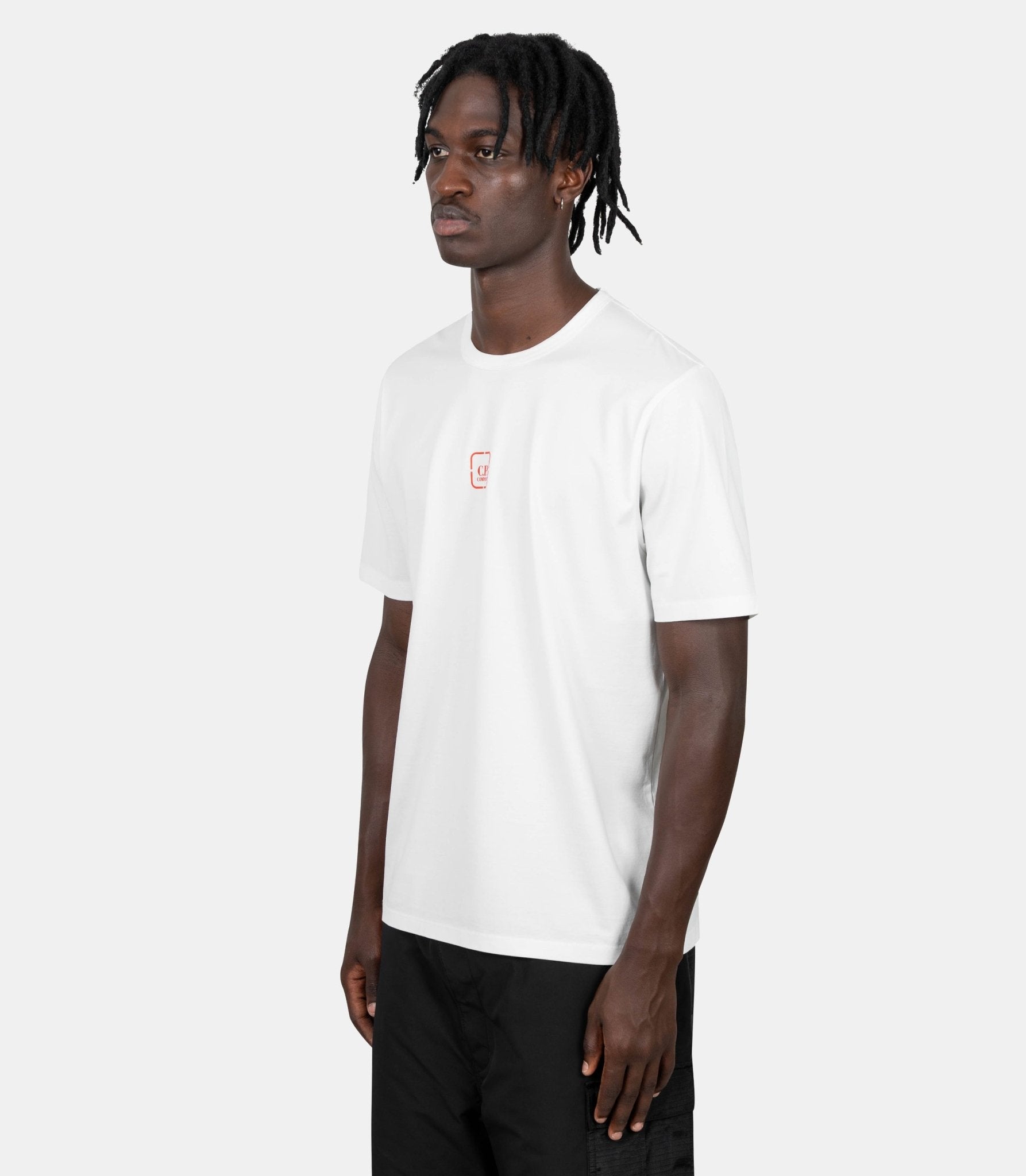T-shirt logo - 19CLTS053A - 006370W - 103 - S - C.P. company metropolis series