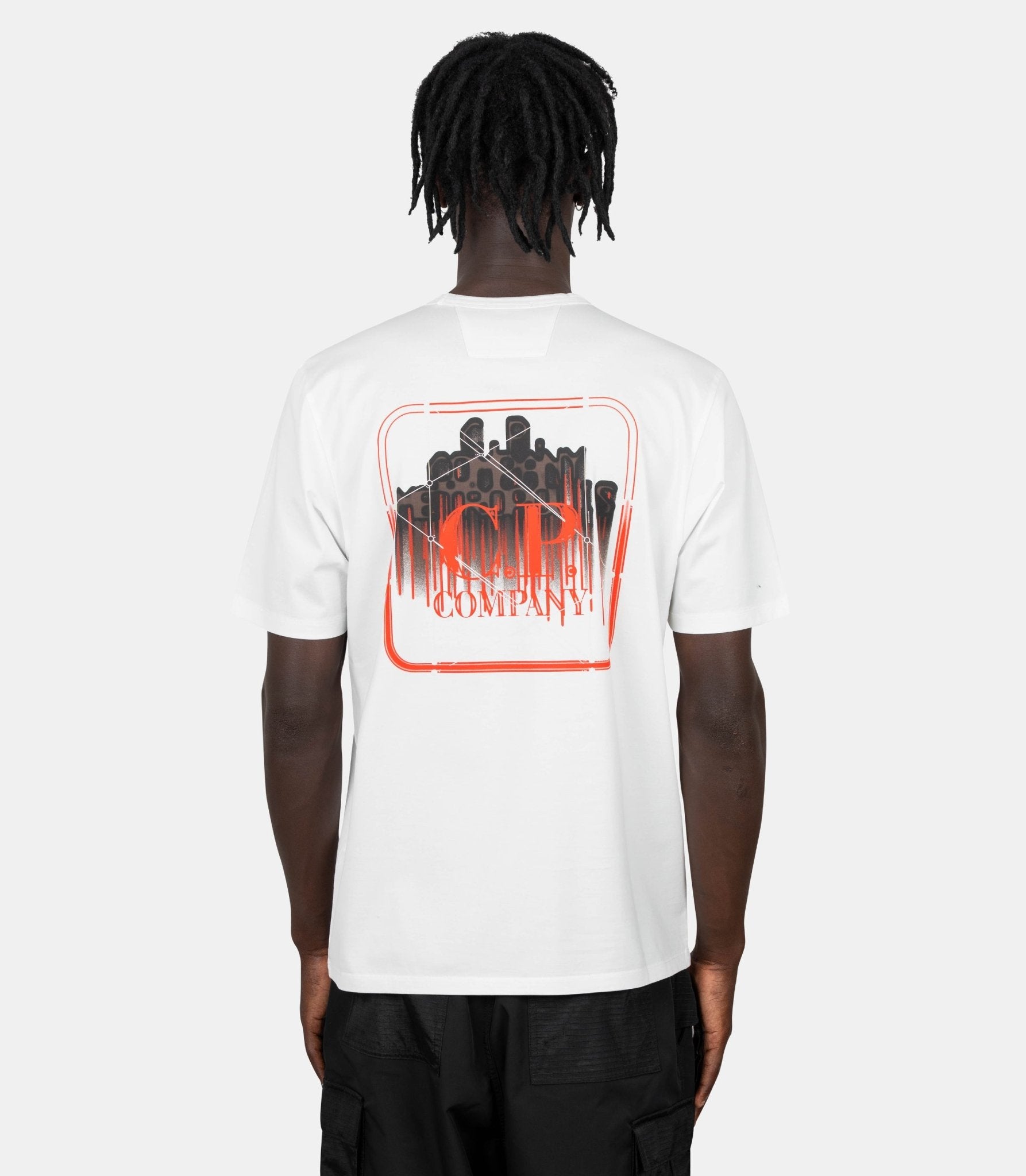 T-shirt logo - 19CLTS053A - 006370W - 103 - S - C.P. company metropolis series