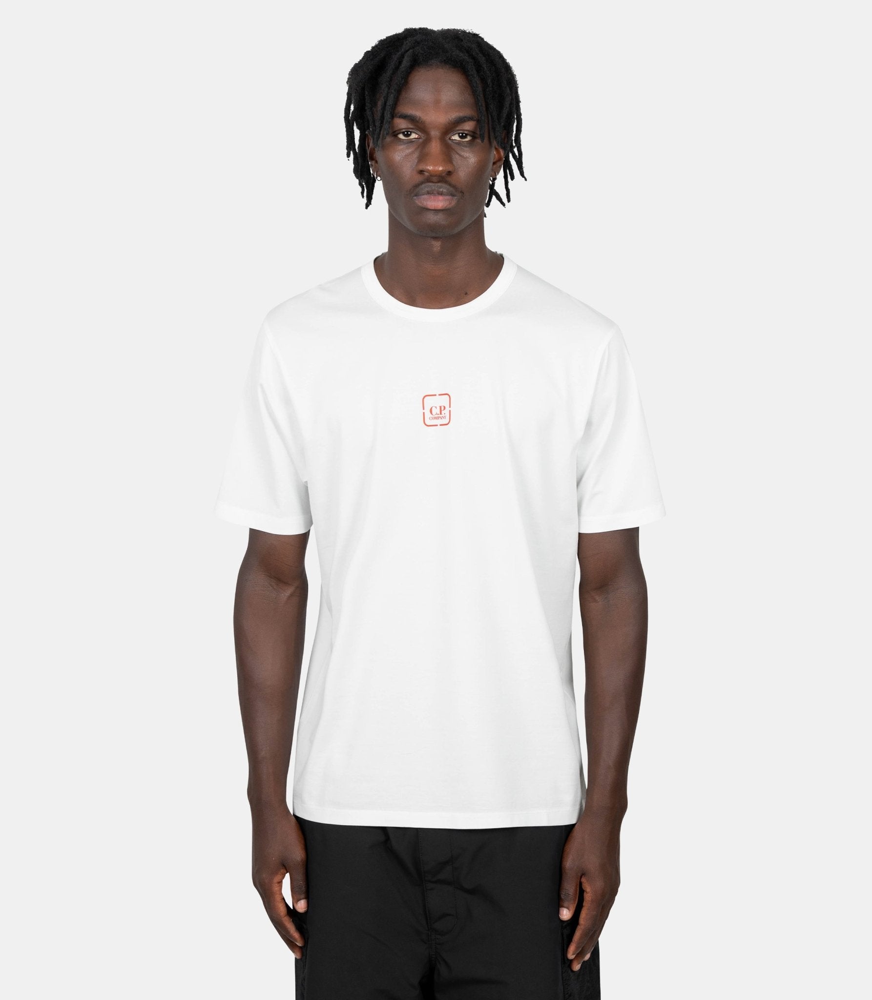 T-shirt logo - 19CLTS053A - 006370W - 103 - S - C.P. company metropolis series