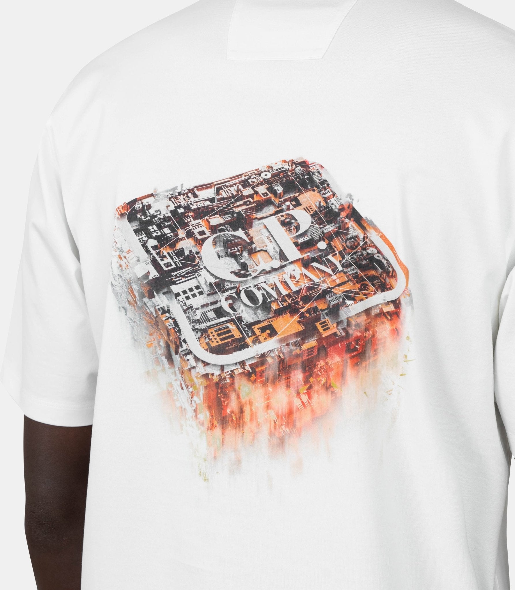 T-shirt logo imprimé - 19CLTS054A - 006370W - 103 - S - C.p. company metropolis series